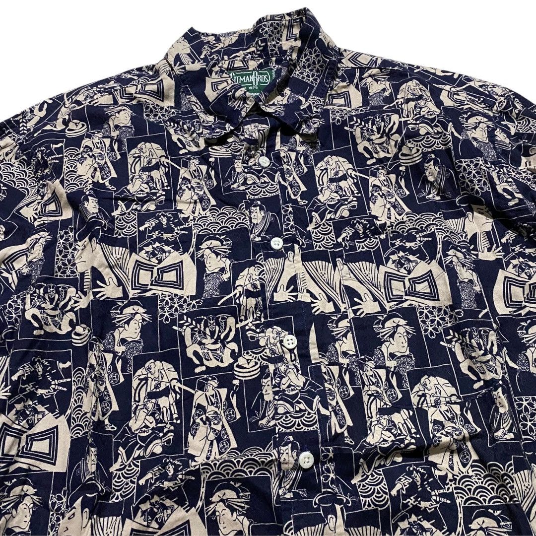 Gitman Bros. Vintage Gitmanbros vintage japan kabuki shirt Size US L / EU 52-54 / 3 - 2 Thumbnail