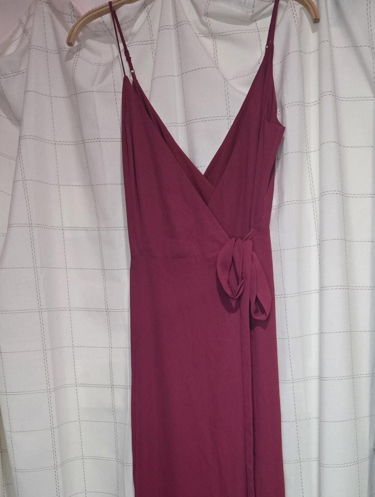 Lil Wayne Wayf The Angelina Sleeveless Wrap Gown Size XS / US 0-2 / IT 36-38 - 3 Thumbnail