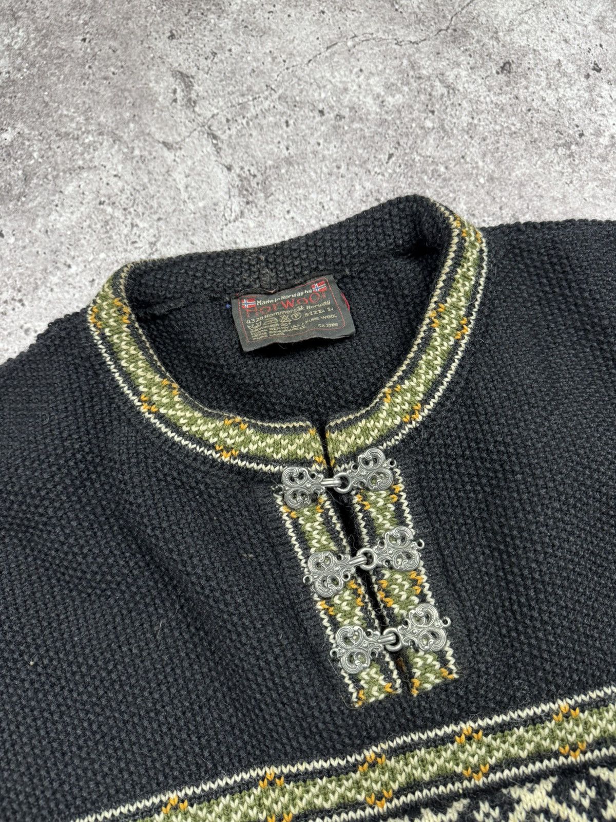 Norwool Vintage Y2k Norwool Knitted Sweater Norway Dale Of Norway Size US L / EU 52-54 / 3 - 6 Thumbnail