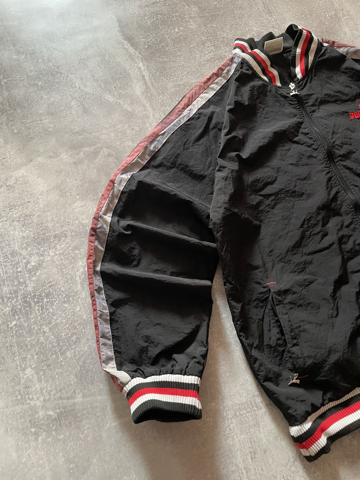 Puma Vintage Puma Nylon Bomber Jacket Size US XL / EU 56 / 4 - 4 Thumbnail
