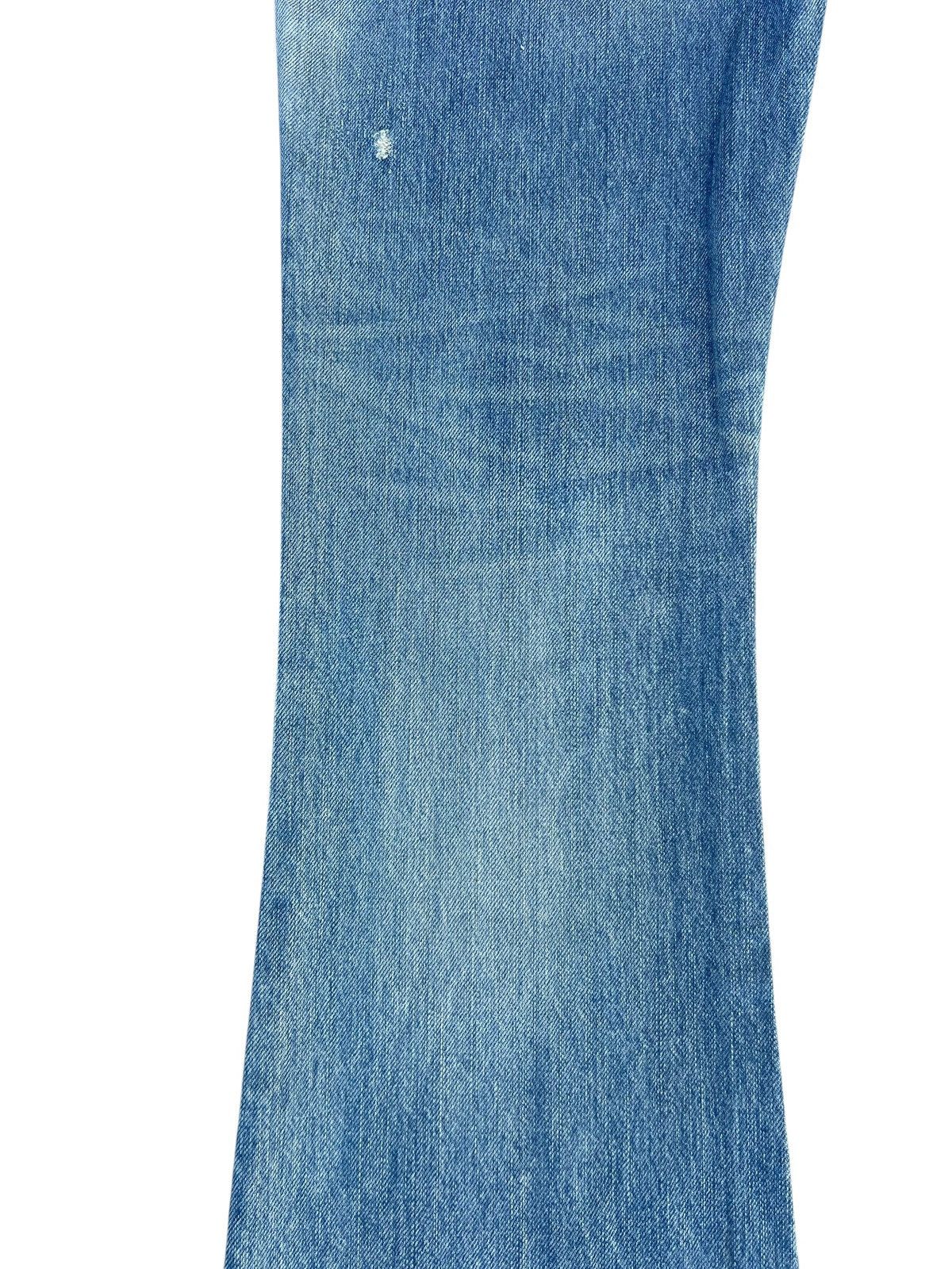 Vintage Mud Wash Back Bone Dirty Selvedge Denim Super Flare Jeans Size US 30 / EU 46 - 18 Thumbnail