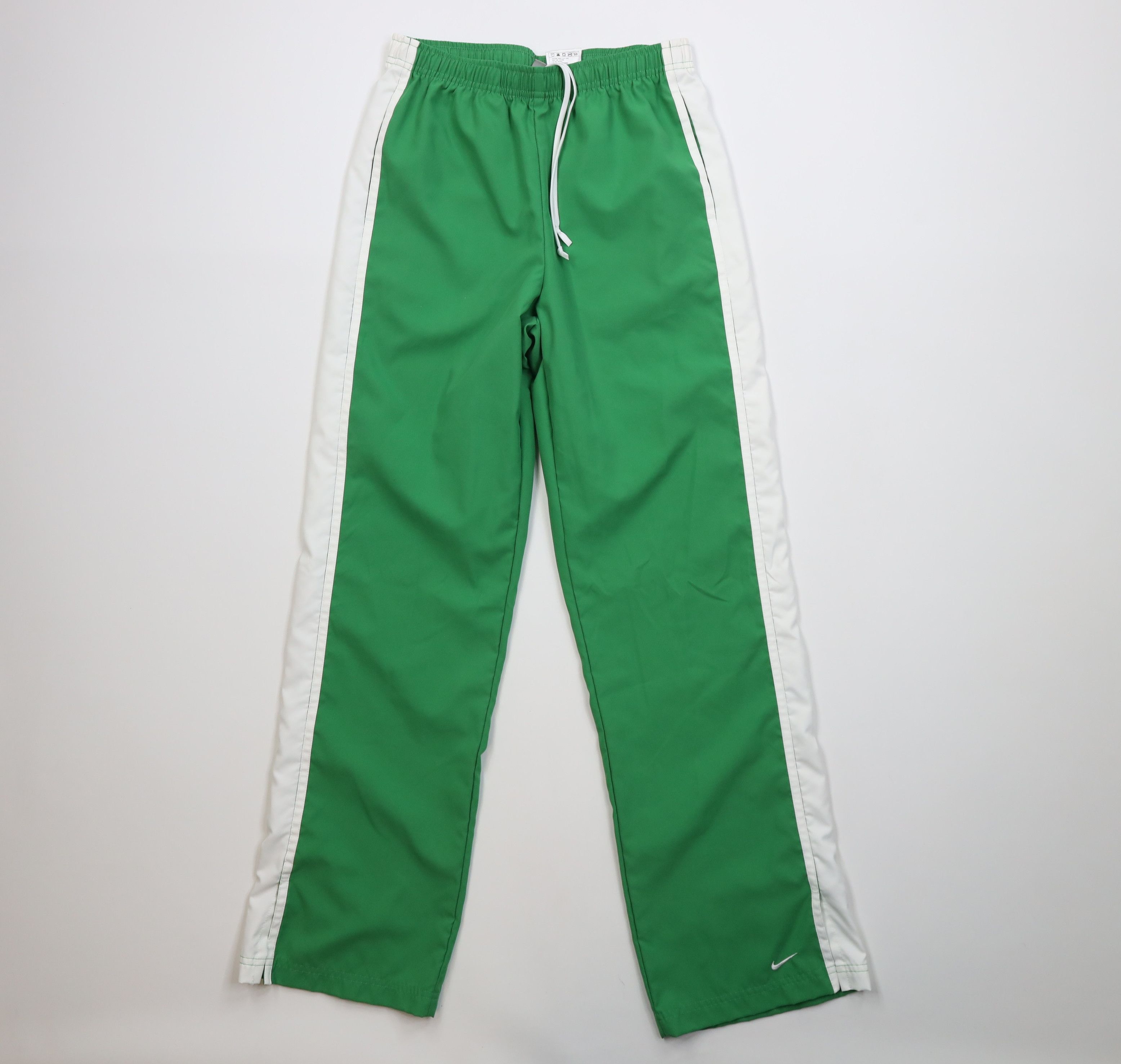Nike Vintage Y2K Nike Mini Swoosh Babydoll Flared Pants Green Size 26" / US 2 / IT 38 - 1 Thumbnail