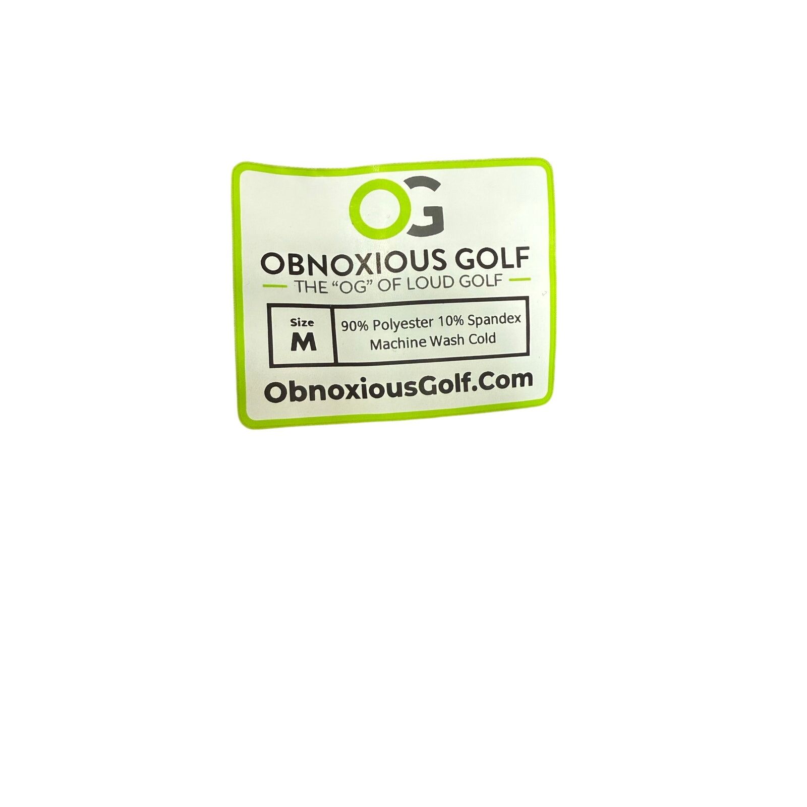 Whim Golf Obnoxious Golf Men's Polo Shirt sz M Performance #G702 Size US M / EU 48-50 / 2 - 6 Thumbnail