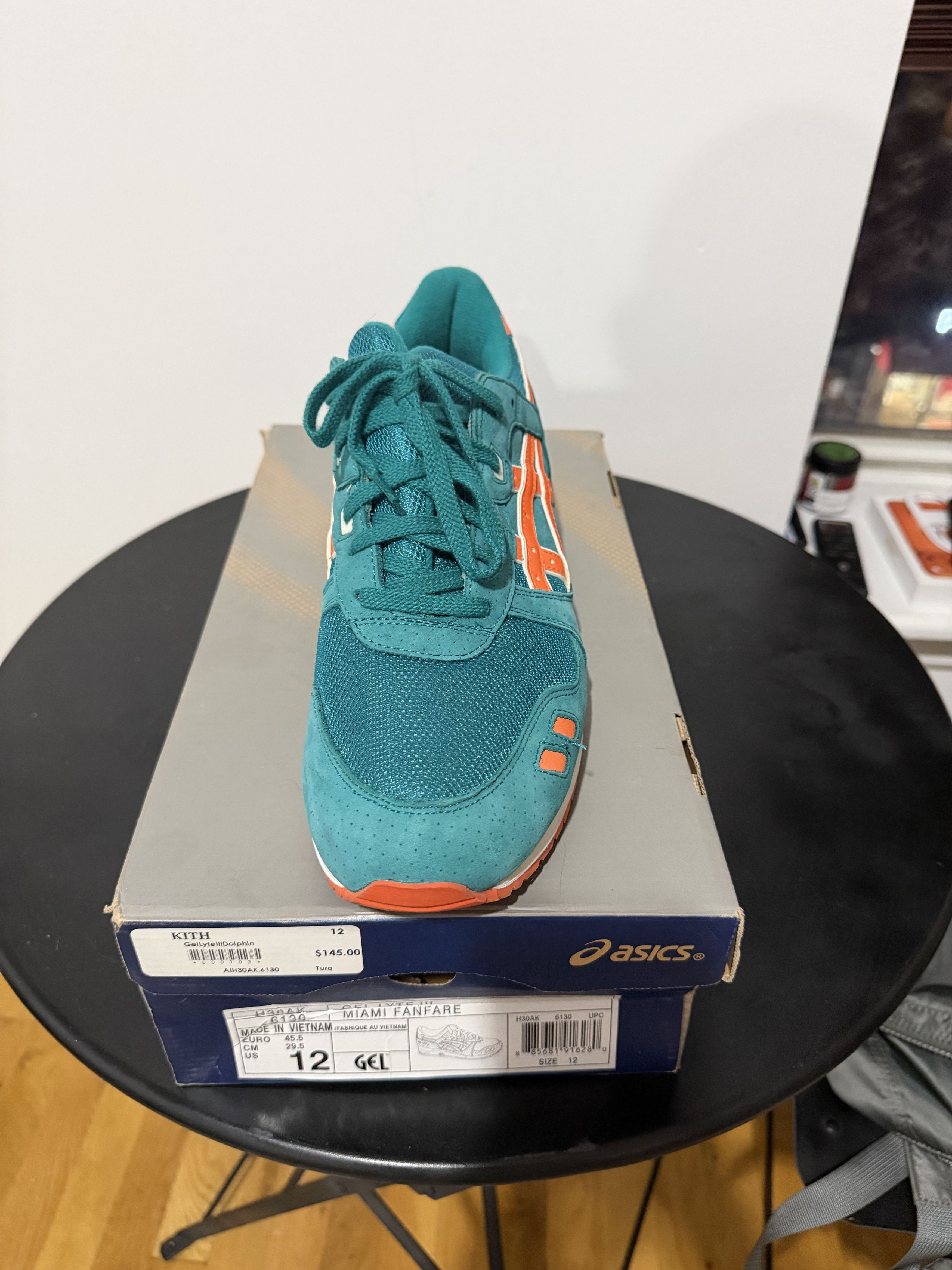 Asics × Kith Asics x Kith Gel Lyte III Miami Edition Size US 12 / EU 45 - 4 Thumbnail