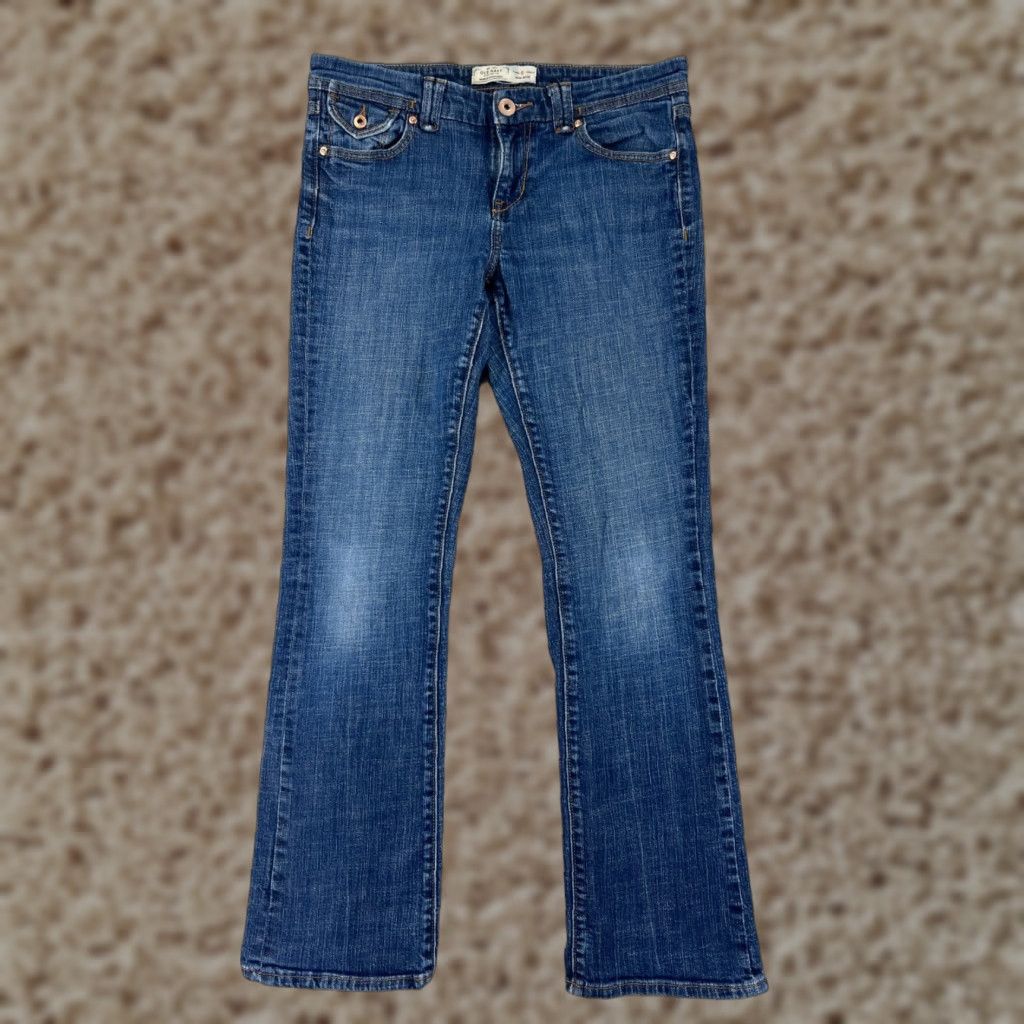 Old Navy Old Navy Blue Denim Jeans Bootcut - Jeans - 6 - Womens - Medium Wash - 29in Inseam - Cotton - Regular Fit Size 28" / US 6 / IT 42 - 1 Thumbnail
