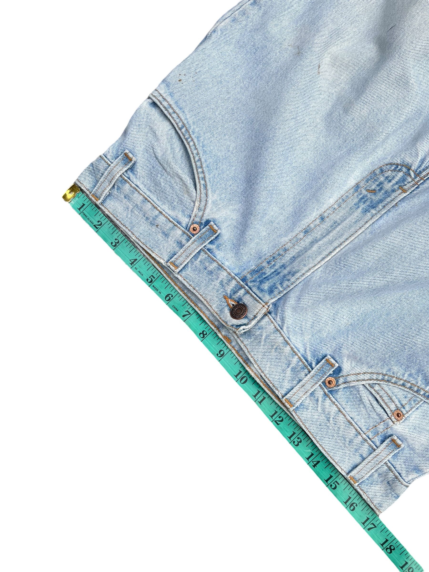 Levi's Vintage 1996 Levis 560 Orange Tab Faded Wash Denim Size US 34 / EU 50 - 10 Thumbnail