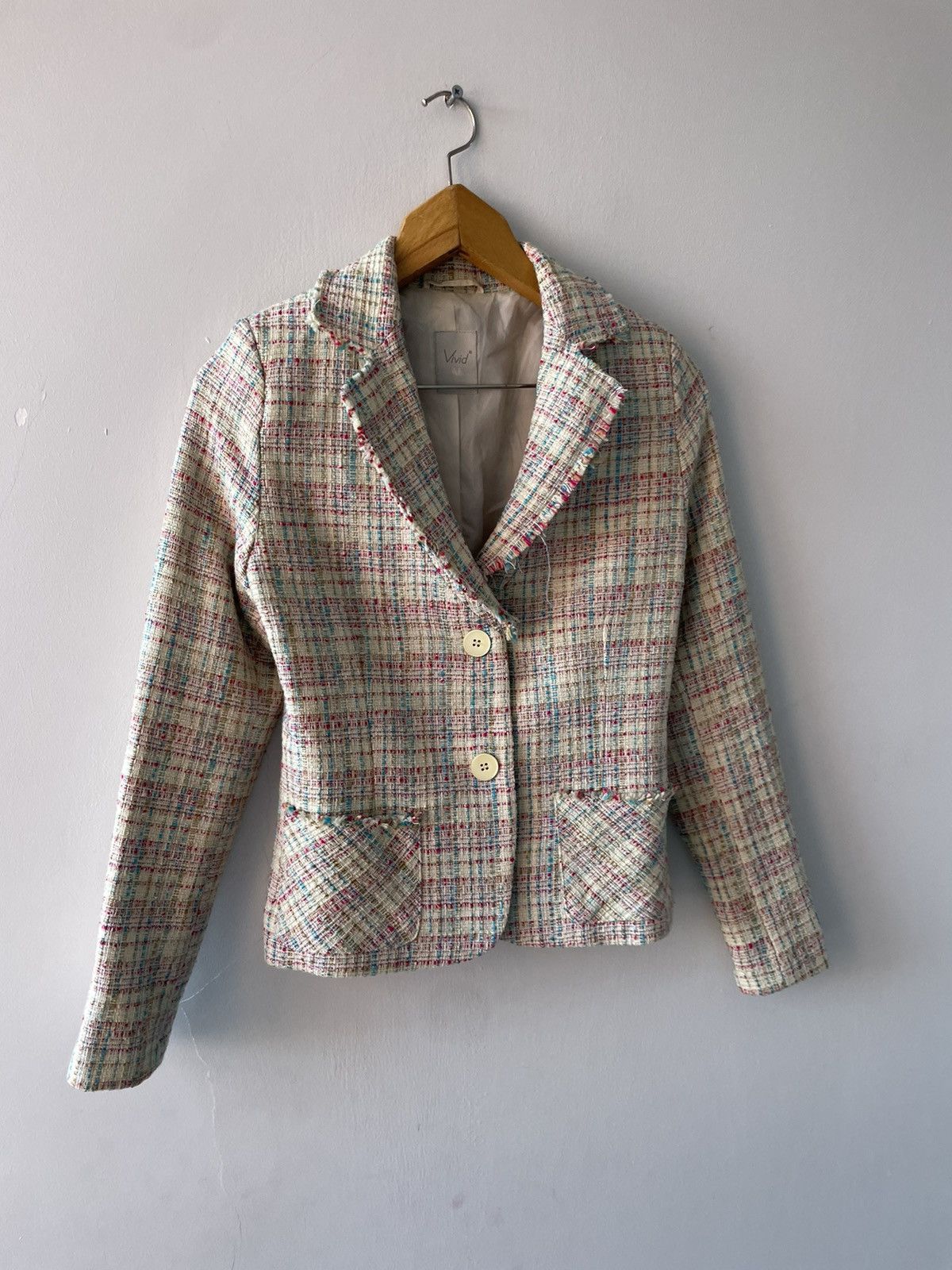 Vintage Vivid blazer Size S / US 4 / IT 40 - 9 Thumbnail