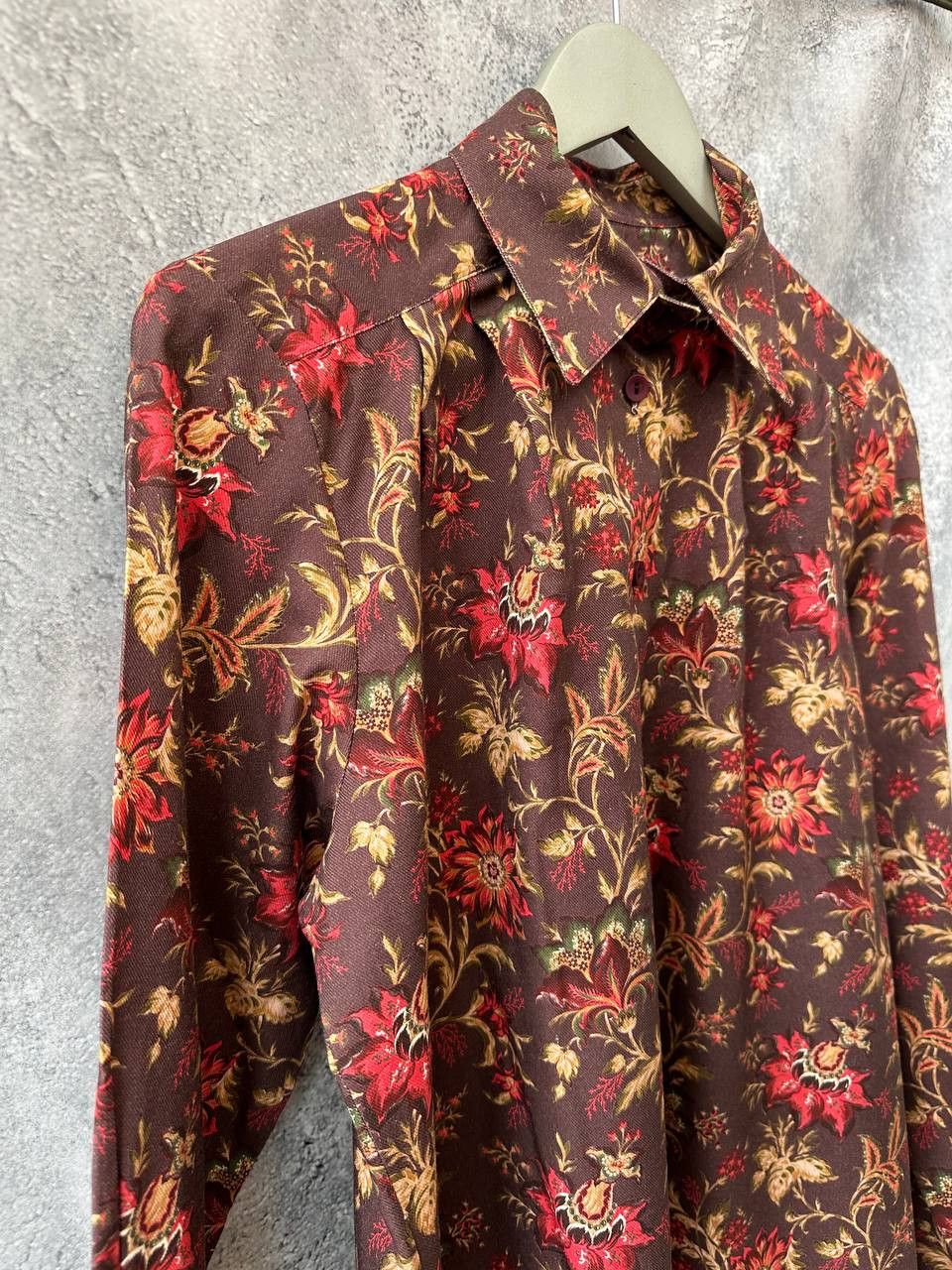Other James Meade Limited Floral Shirt Long Sleeve Button Up Size M / US 6-8 / IT 42-44 - 4 Thumbnail
