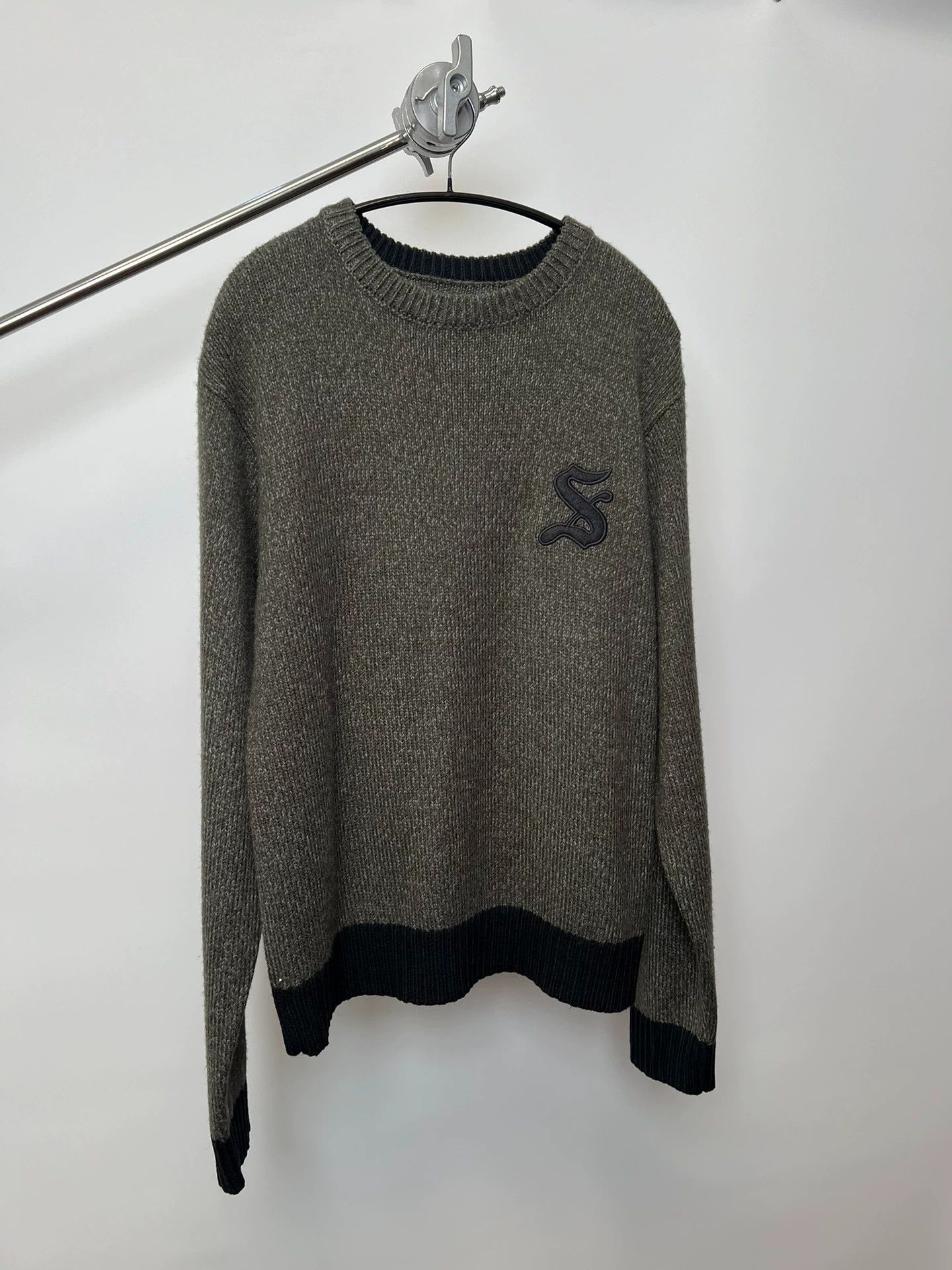Stussy Stussy 00s Variegated Wool Blend Embroidered Sweater Size US M / EU 48-50 / 2 - 2 Thumbnail