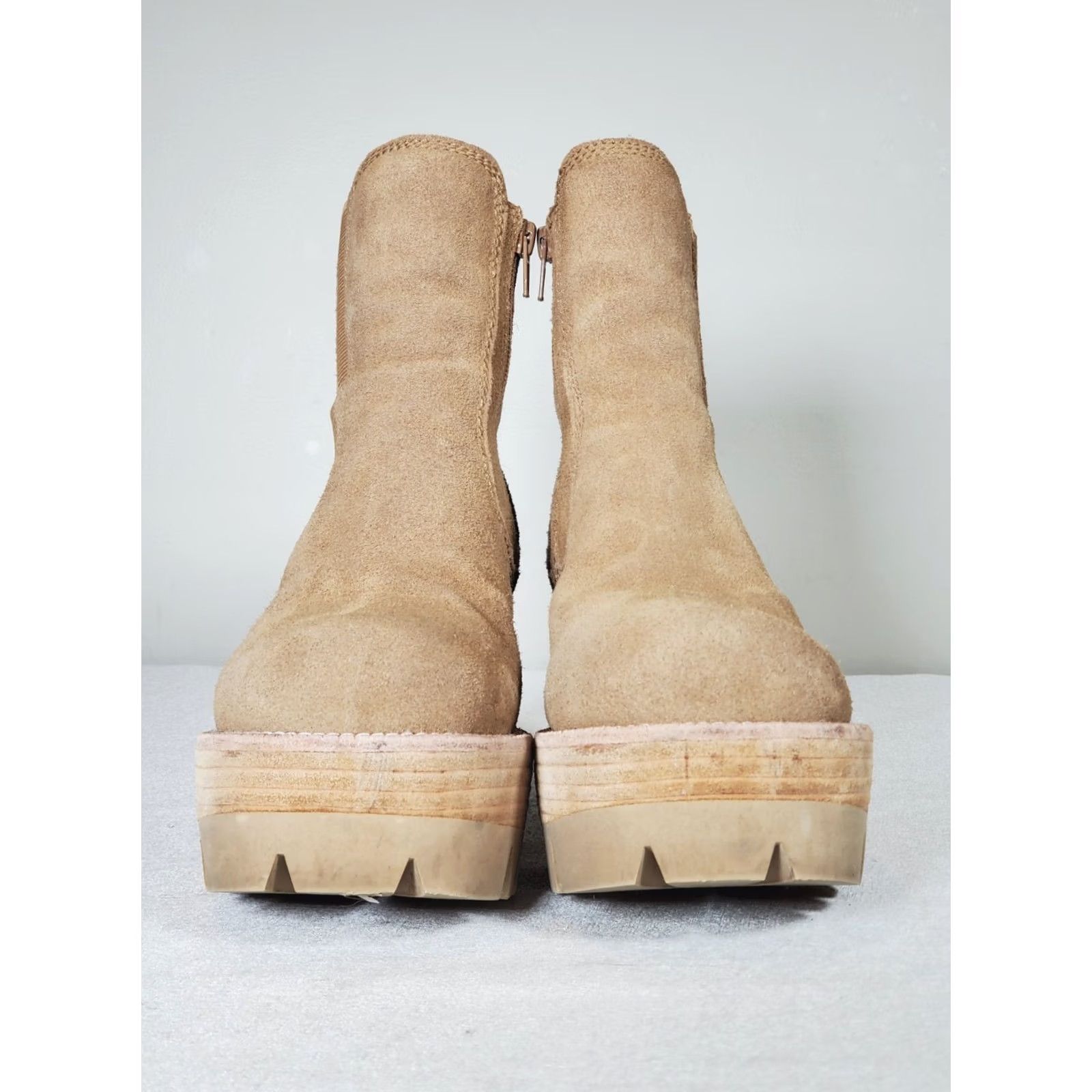 Free People Free People Jeffrey Campbell Preston Platform Ankle Boot Sand Suede US 8.5 Womens Size US 9 / IT 39 - 6 Thumbnail