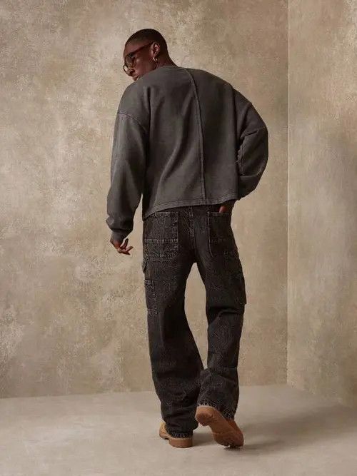 Japanese Brand Skater Baggy Vintage 90s Jeans Denim Size US 34 / EU 50 - 4 Thumbnail