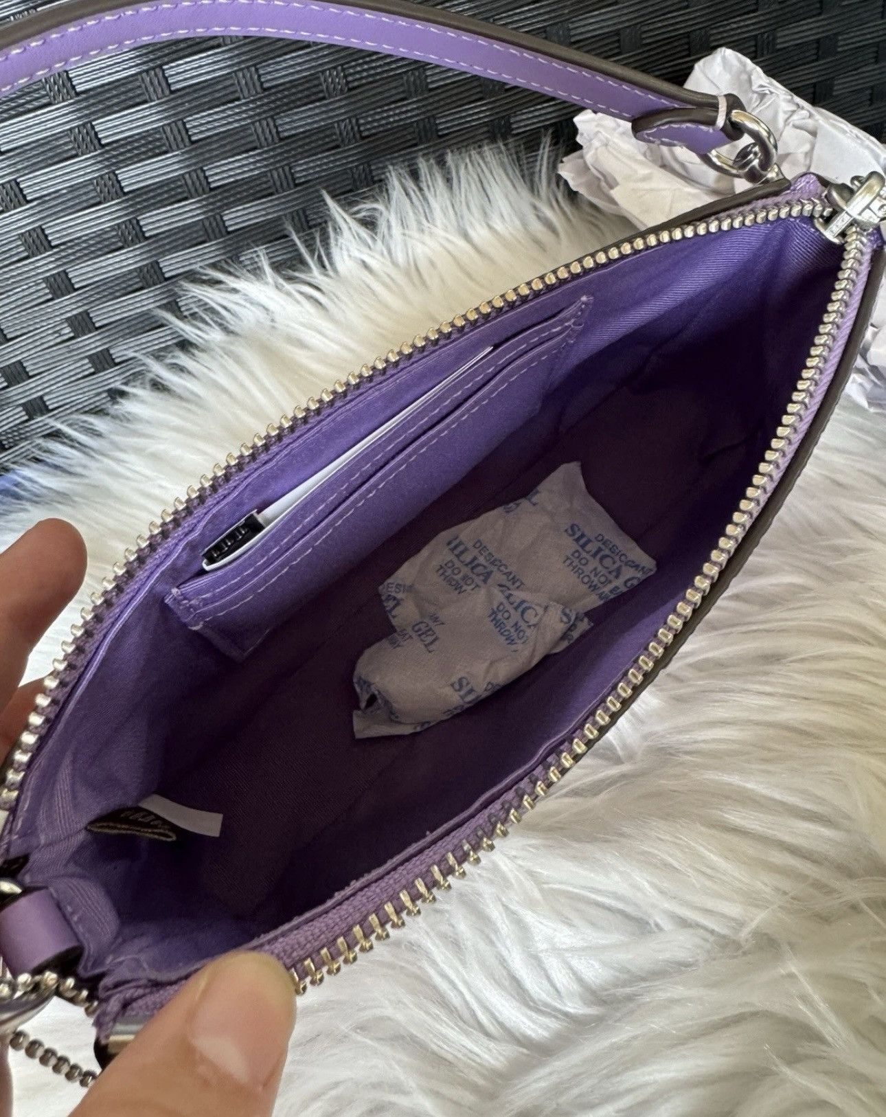 Coach COACH Iris Nolita 19 Signature Canvas NWT Purple Size ONE SIZE - 3 Thumbnail