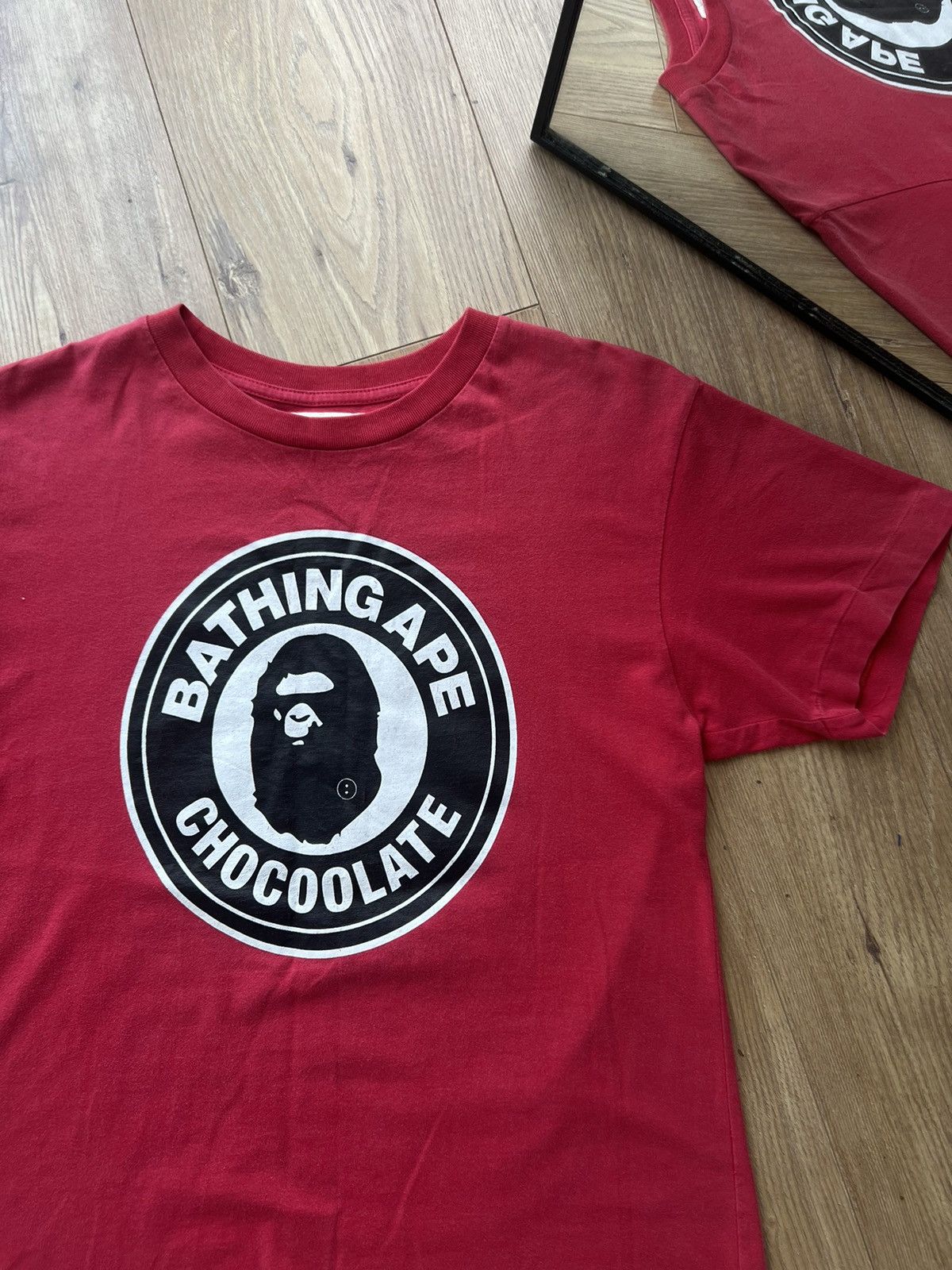 Bape Bape Black Chocoolate Ape Head Tee Size US L / EU 52-54 / 3 - 4 Thumbnail