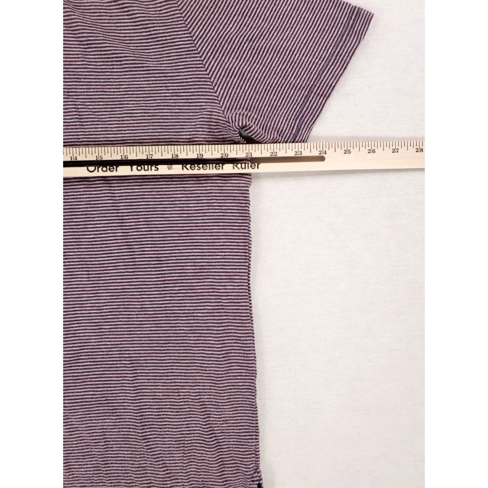 Faherty Faherty Polo Shirt Purple Black Stripped Short Sleeve Mens M Size US M / EU 48-50 / 2 - 7 Thumbnail