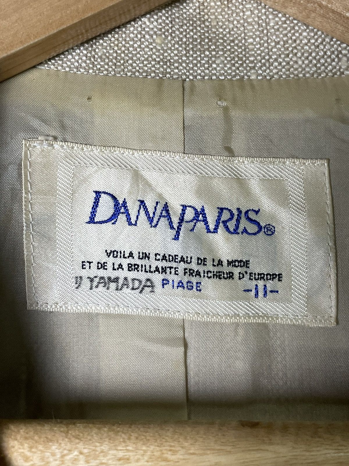 Designer × Japanese Brand × Vintage Dana Paris Brand Double Breasted Coat (53) Size US XXS / EU 40 - 11 Thumbnail