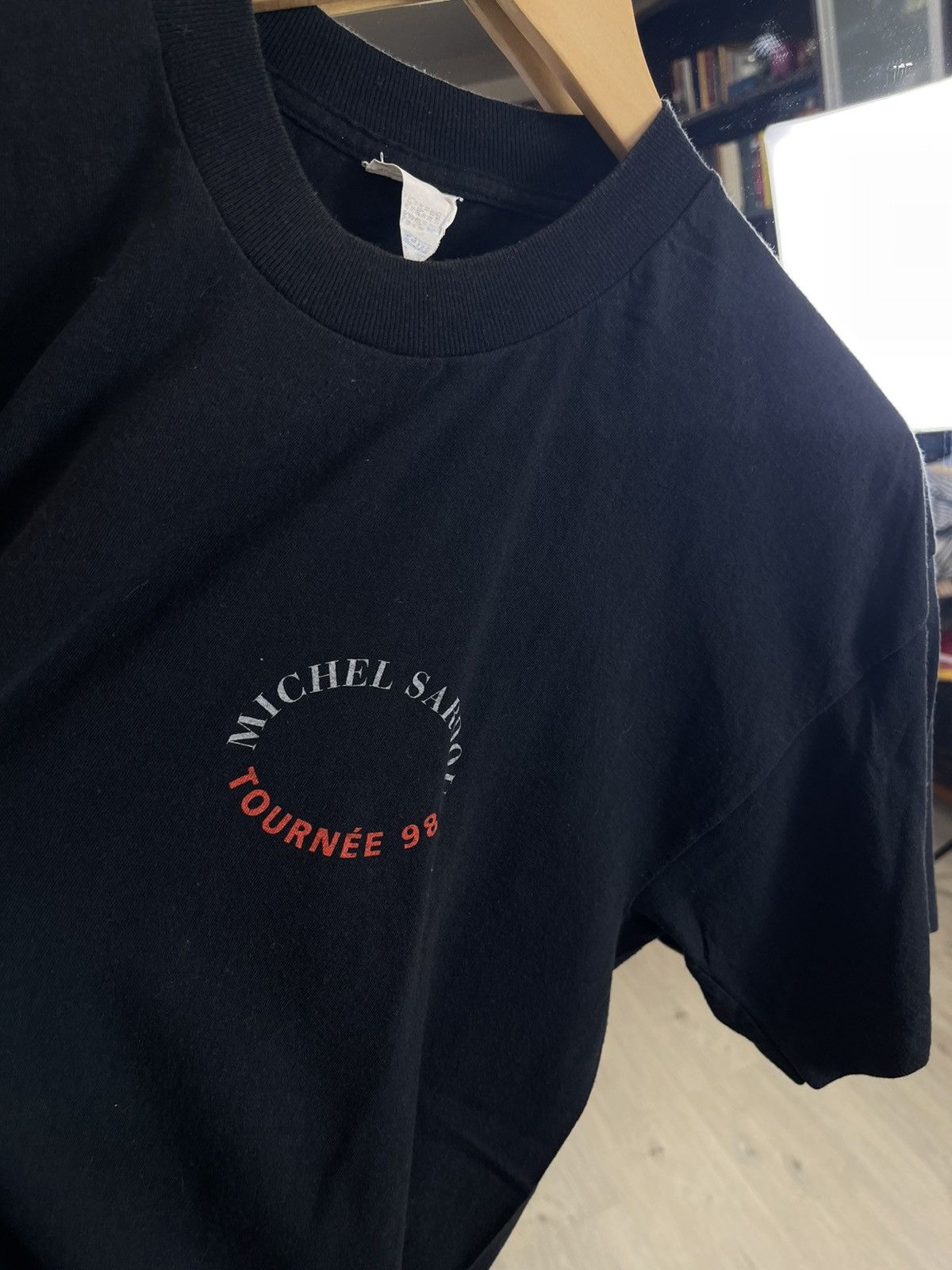 Vintage Vintage 1998 Michel Sardou French TourPromo Tee – Rare Grail Size US M / EU 48-50 / 2 - 5 Thumbnail
