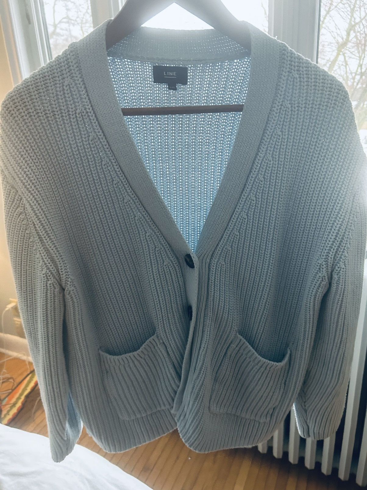 Other LINE %100 Cotton cardigan Size L / US 10 / IT 46 - 2 Thumbnail