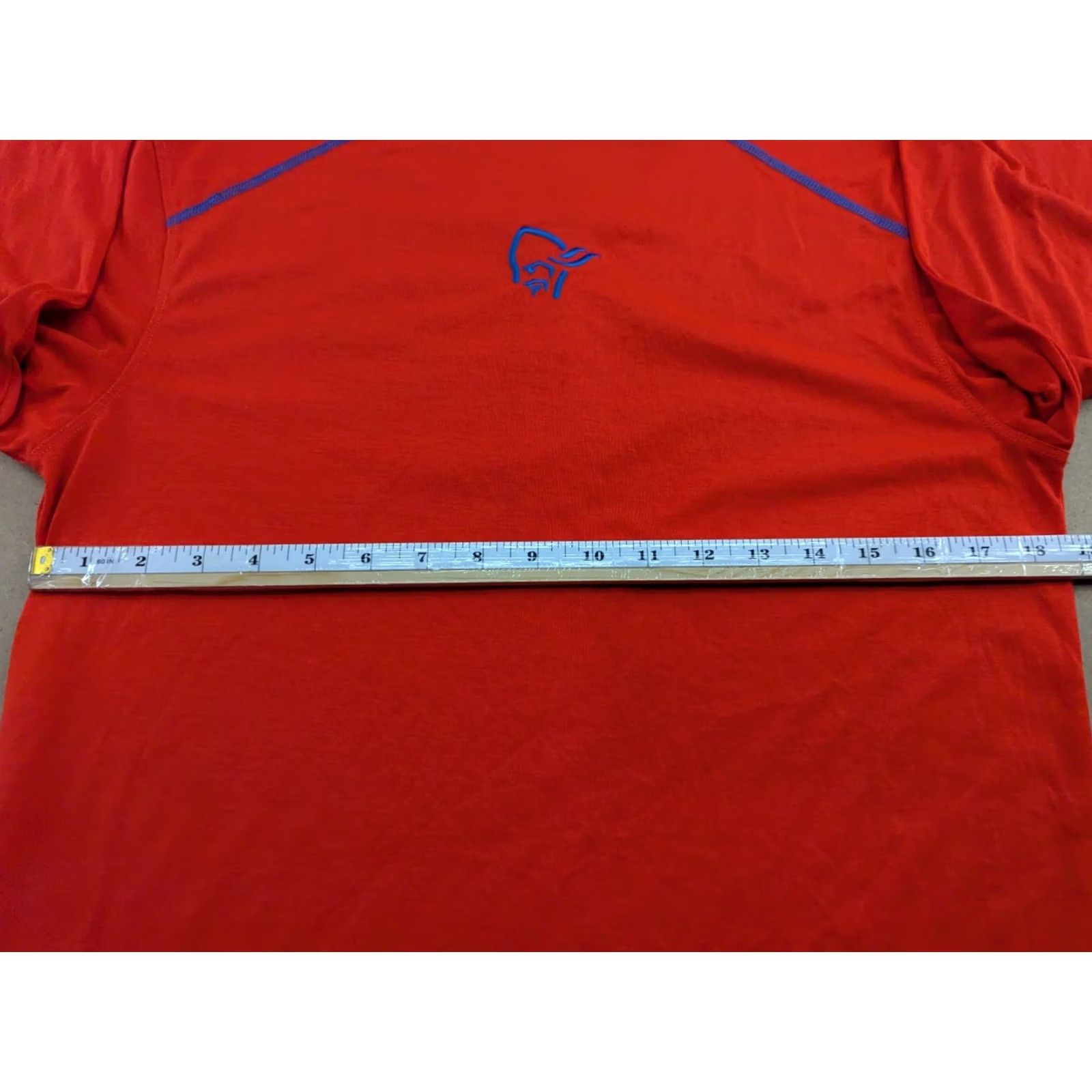 Vintage Norrona Falketind Long Sleeve Shirt Top Mens Small Pullover Outdoor Hiking Orange Wool Polyester Blended Quick Dry Stretch Outdoor Mens Size US S / EU 44-46 / 1 - 5 Thumbnail