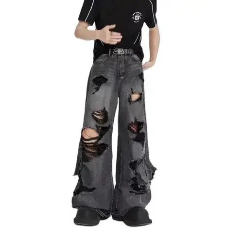 VIBE Men's Jeans Wide Leg Denim Pants Fashion Loose Size US 32 / EU 48 - 1 Thumbnail
