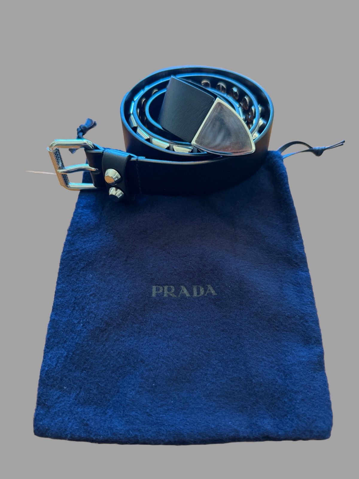 Prada Prada rockstar studded belt Size 34 - 2 Thumbnail