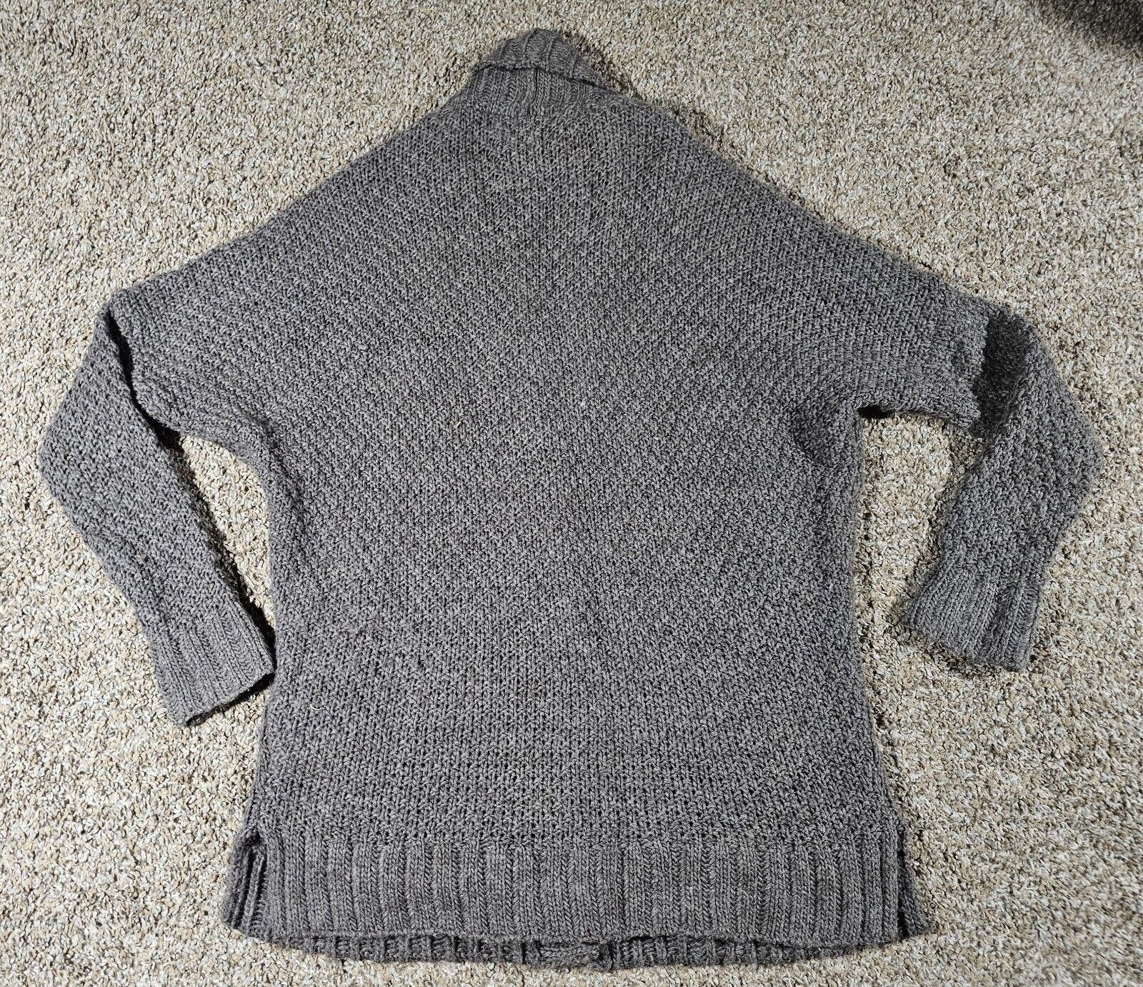 Designer American Eagle XS/S Gray 4 Button Cardigan Knit Wool Blend Size XS / US 0-2 / IT 36-38 - 7 Thumbnail