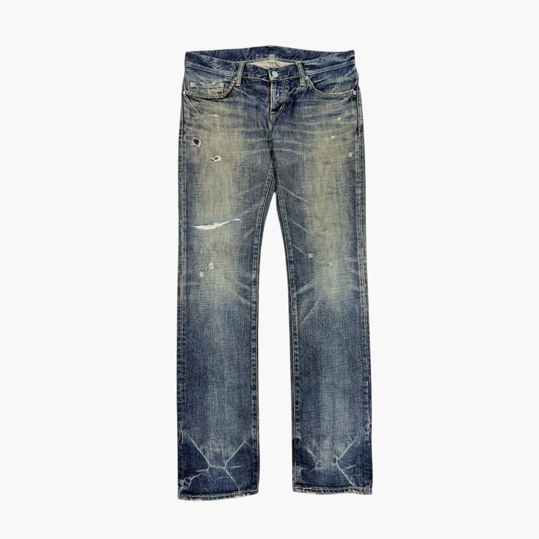 Hysteric Glamour Vtg💥Hysteric Glamour X Ramones Ripped Disstresed Jeans Size US 32 / EU 48 - 1 Thumbnail