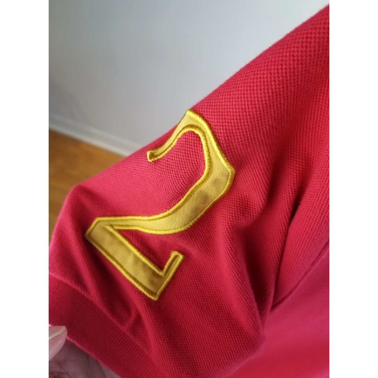 Polo Ralph Lauren VINTAGE RALPH LAUREN POLO SHIRT LARGE RED BIG PONY MEN T-SHIRT 19 INCH CROSS CHEST 30 INCH TOP TO BOTTOM Size US L / EU 52-54 / 3 - 5 Thumbnail