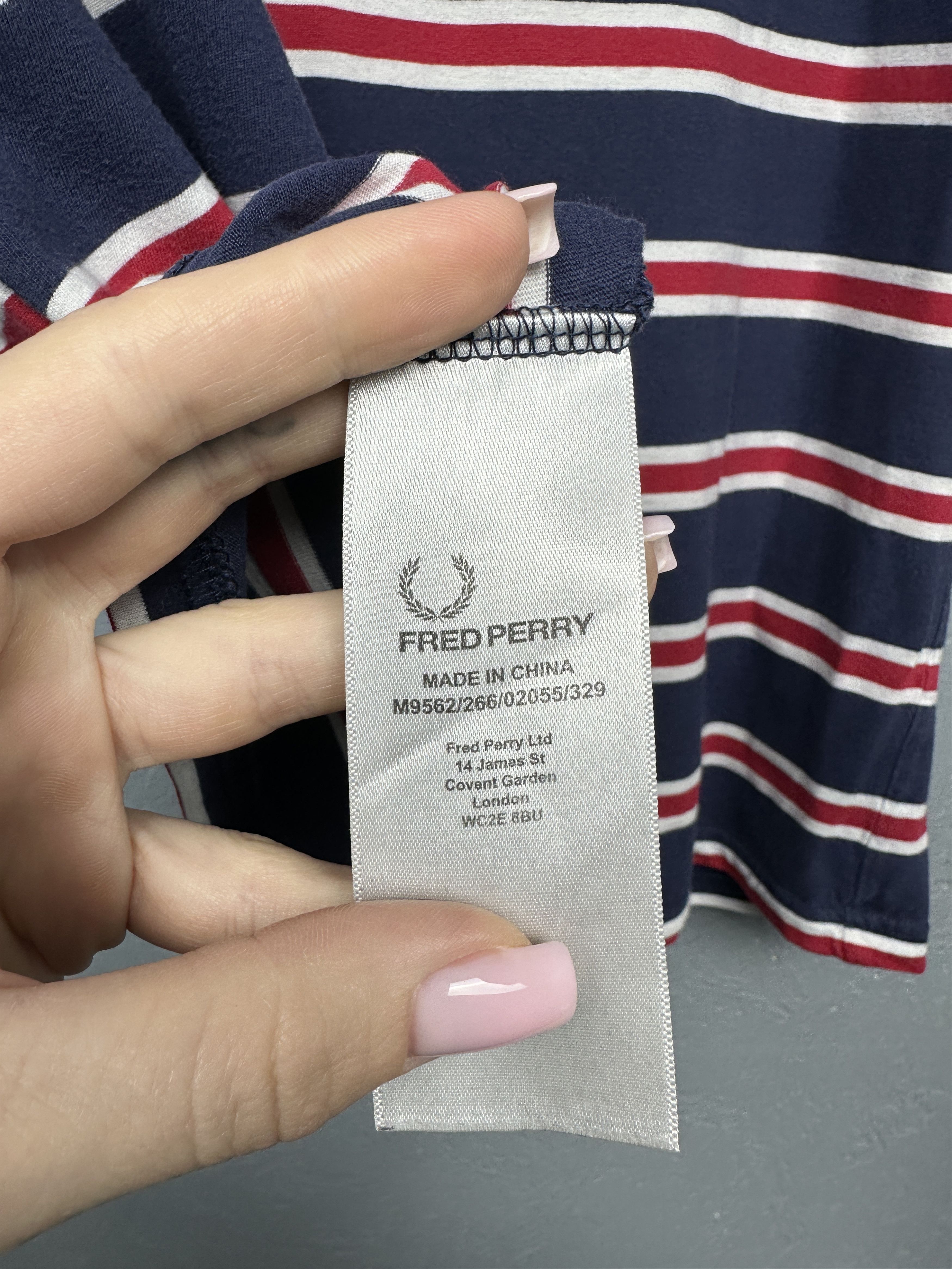 Fred Perry Fred Perry Mens Crew Neck Striped T-Shirt Tee Size US M / EU 48-50 / 2 - 5 Thumbnail