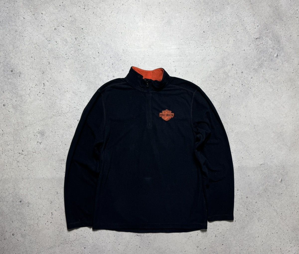 Harley Davidson Harley Motor Davidson Vintage Fleece Sweatshirt 1/4 Zip Size US M / EU 48-50 / 2 - 1 Thumbnail