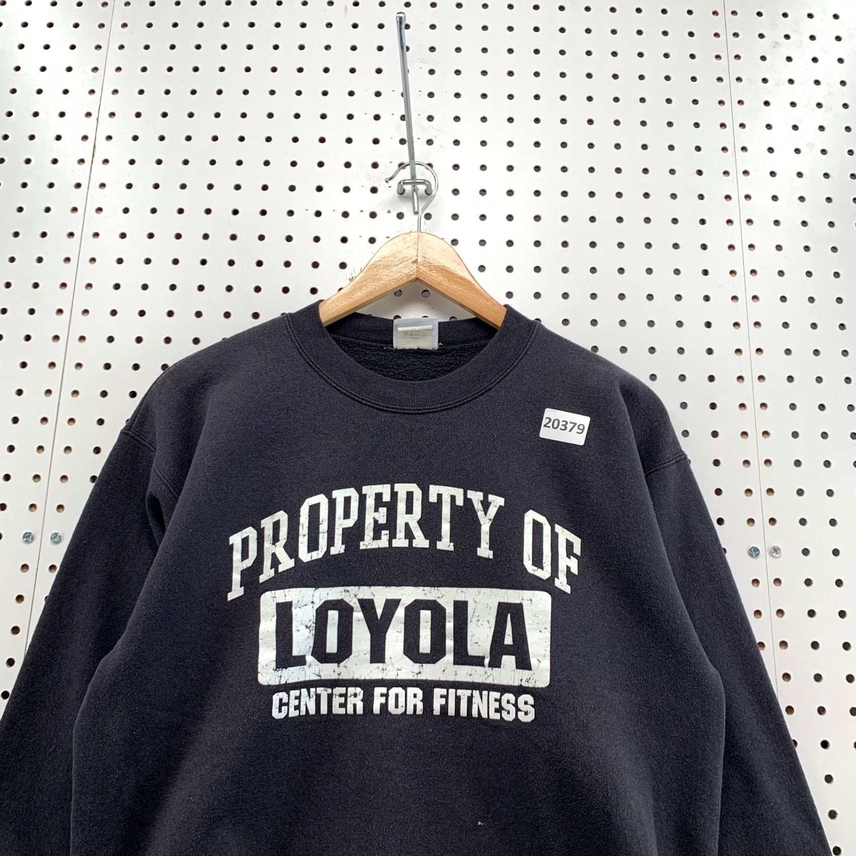 Vintage Loyola University Sweatshirt Mens Medium Black Crewneck Pullover Faded 21x27 Size US M / EU 48-50 / 2 - 2 Thumbnail