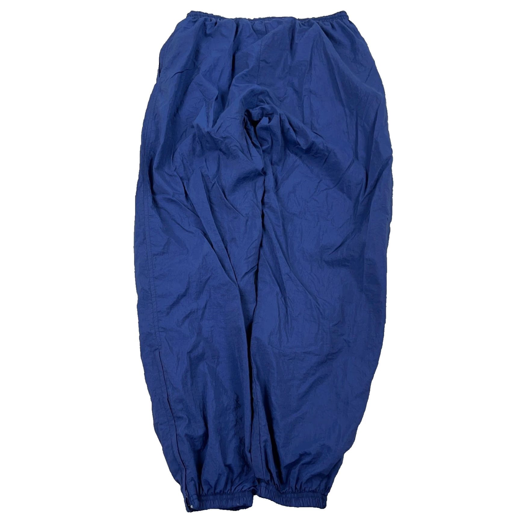 Nike VINTAGE Nike Pants Women L Navy Blue Track Pants 90s Sportswear Baggy Windbreakers Nike Sportswear Womens Size 36" / US 14 / IT 50 - 2 Thumbnail