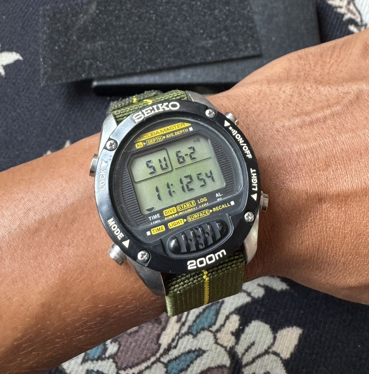 Vintage Seiko Scuba Master Digital Watch, Men's