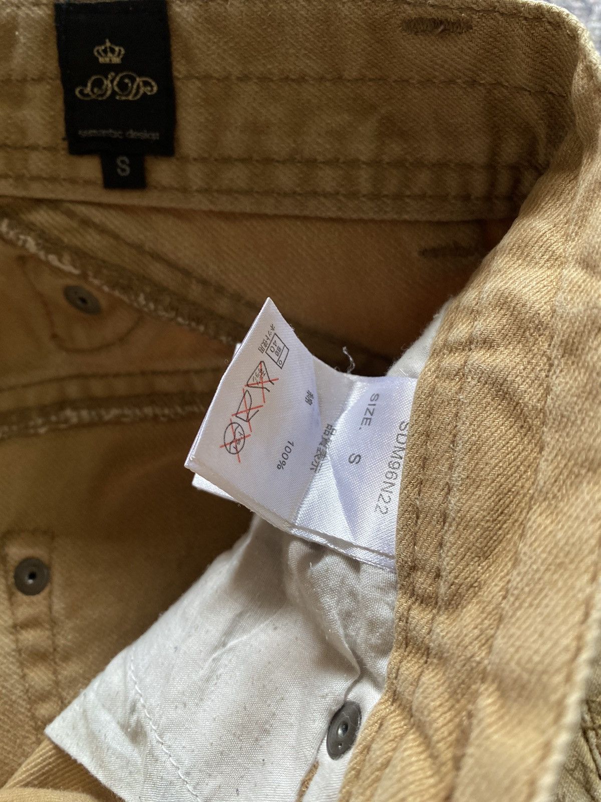 If Six Was Nine Y2K Semantic Design Flared Jeans Size US 29 - 8 Thumbnail