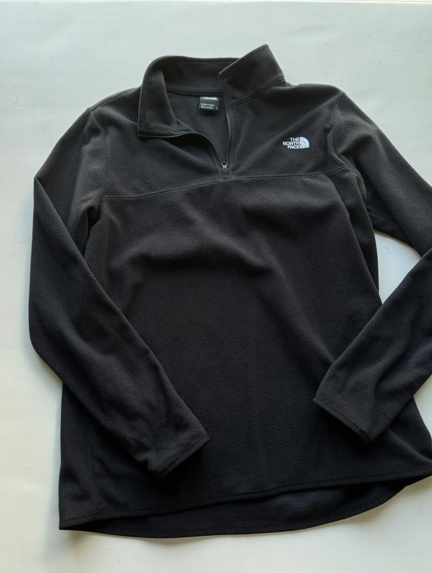 The North Face Womens black 1/4 zip L Size L / US 10 / IT 46 - 3 Thumbnail