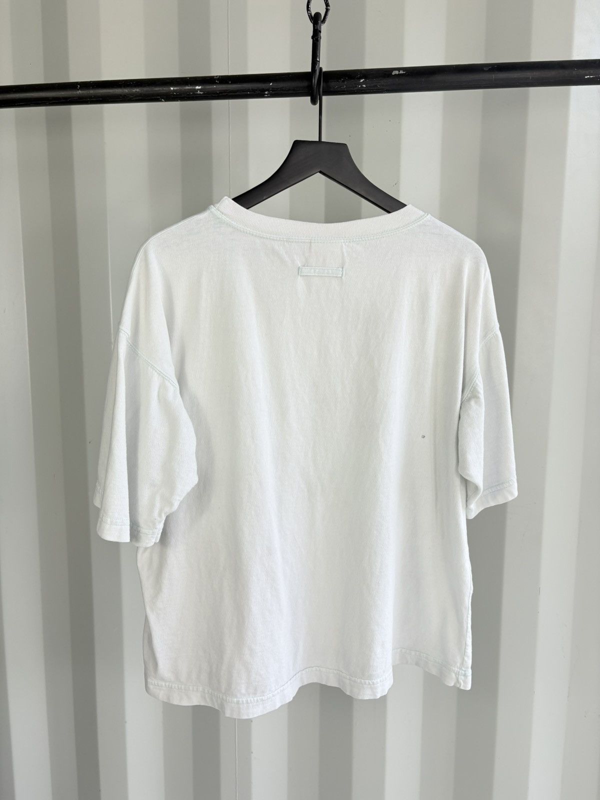 Vintage Vintage Blank Faded Shirt Distressed Boxy Pocket Band Grunge Size US XL / EU 56 / 4 - 3 Thumbnail