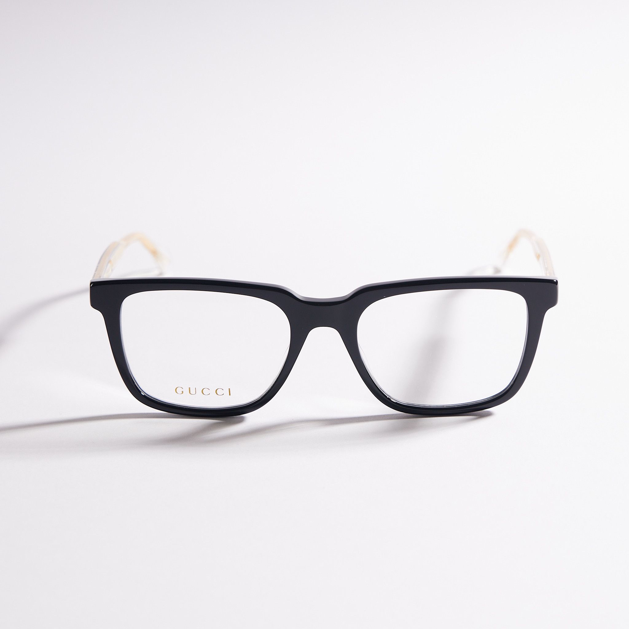 Gucci GUCCI GG0560ON 005 Eyeglasses Frame Men's BLACK/CRYSTAL Size ONE SIZE - 2 Thumbnail