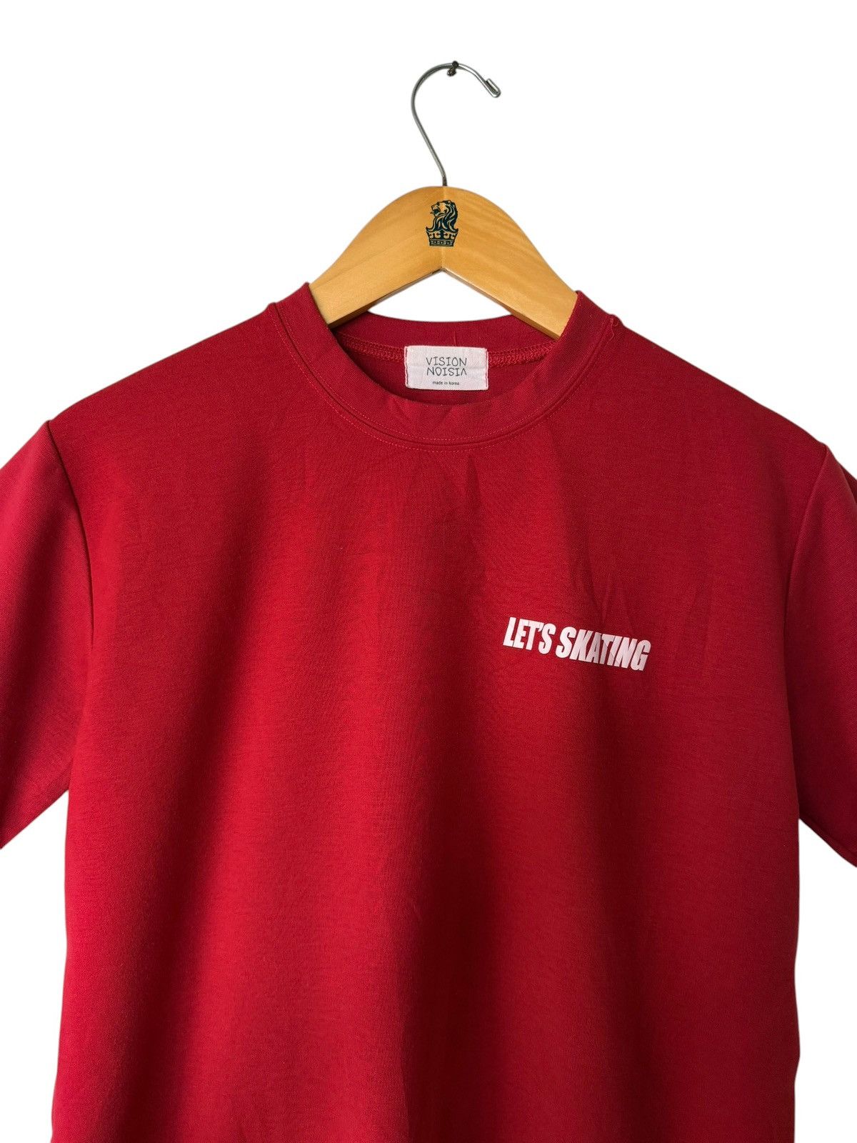 Japanese Brand Vintage Vision Crewneck Big Logo Short Sleeve Shirt Size M / US 6-8 / IT 42-44 - 5 Thumbnail