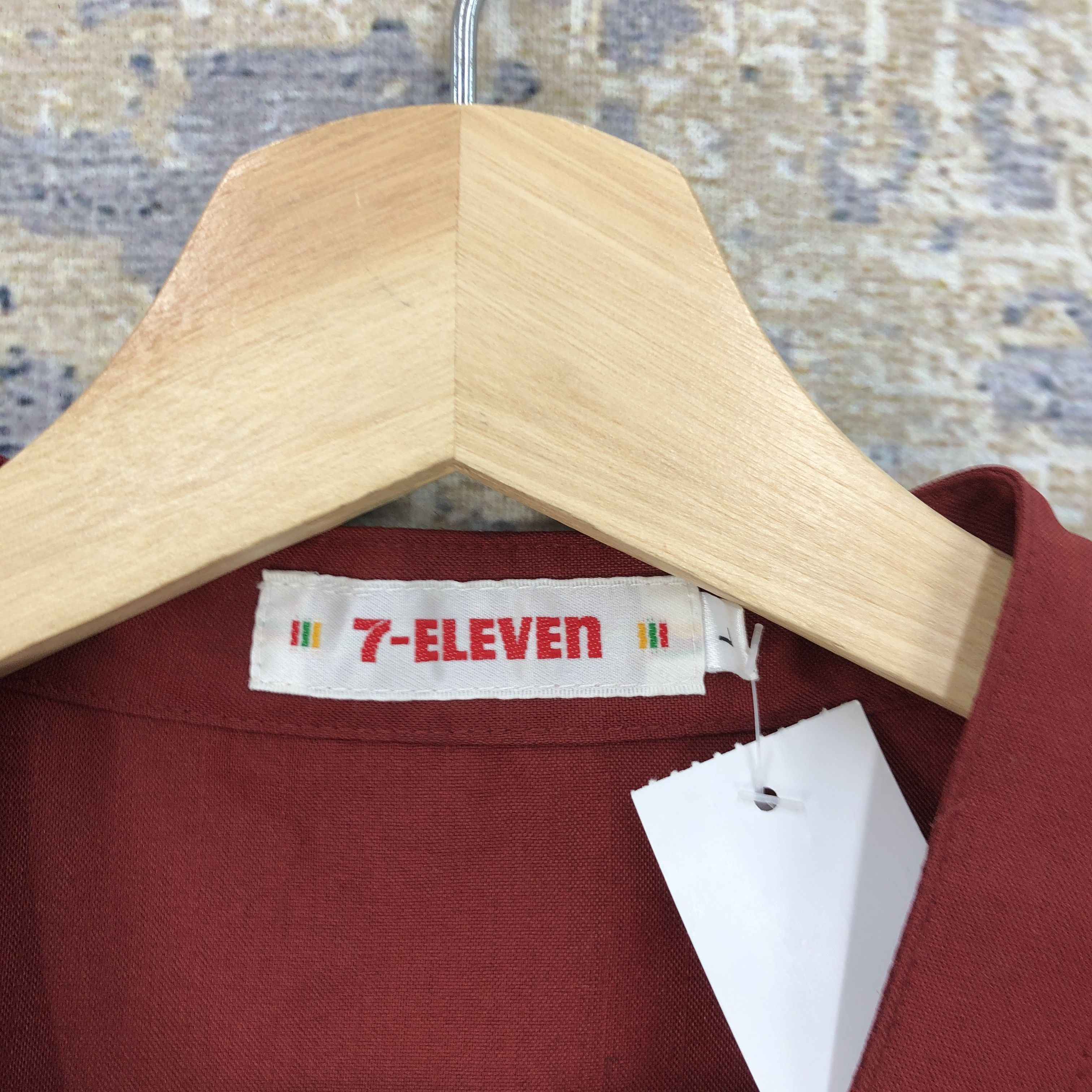 Japanese Brand Vintage 90s 7 Eleven Workers Shirt Seven Eleven Japanese Size US L / EU 52-54 / 3 - 11 Thumbnail