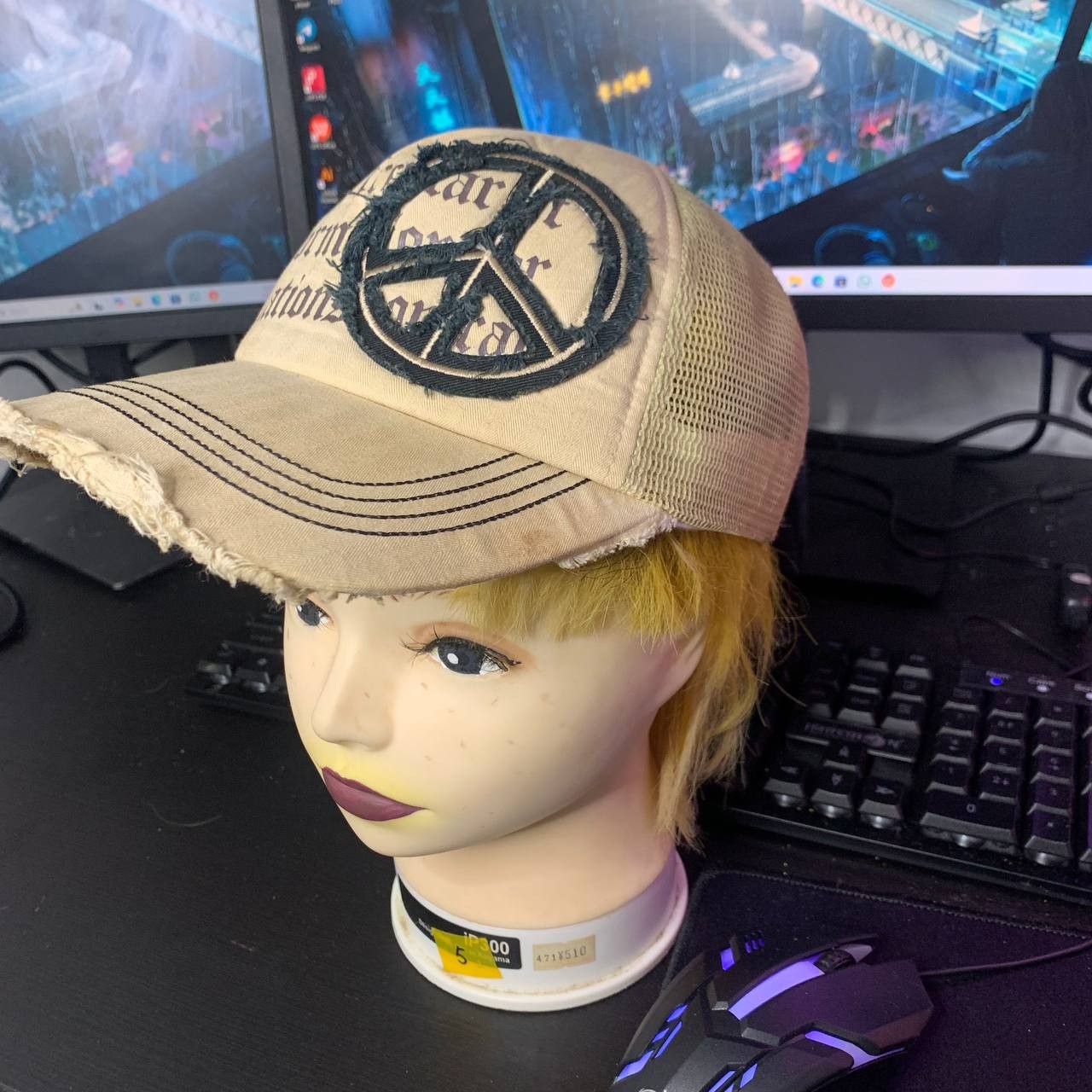 Japanese Brand × Kapital VINTAGR PEACE TRUCKER HAT Size ONE SIZE - 2 Thumbnail