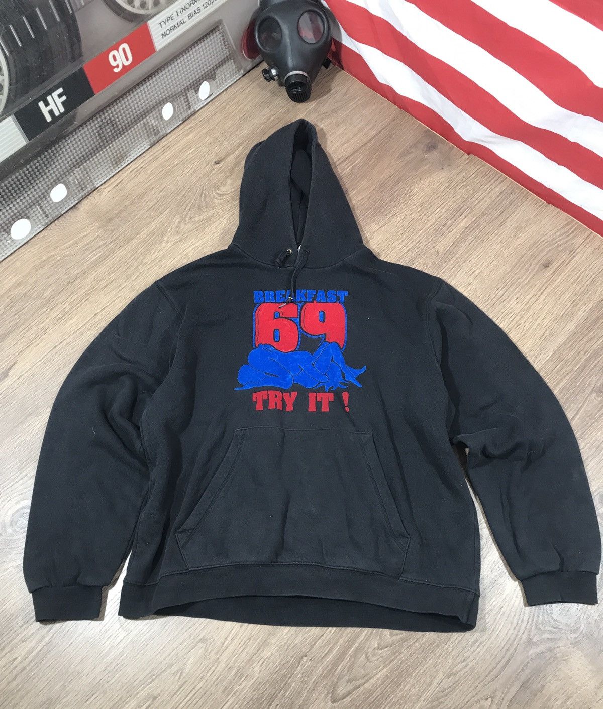 Vintage Vintage Hoodie Breakfast 69 Size US XL / EU 56 / 4 - 1 Thumbnail