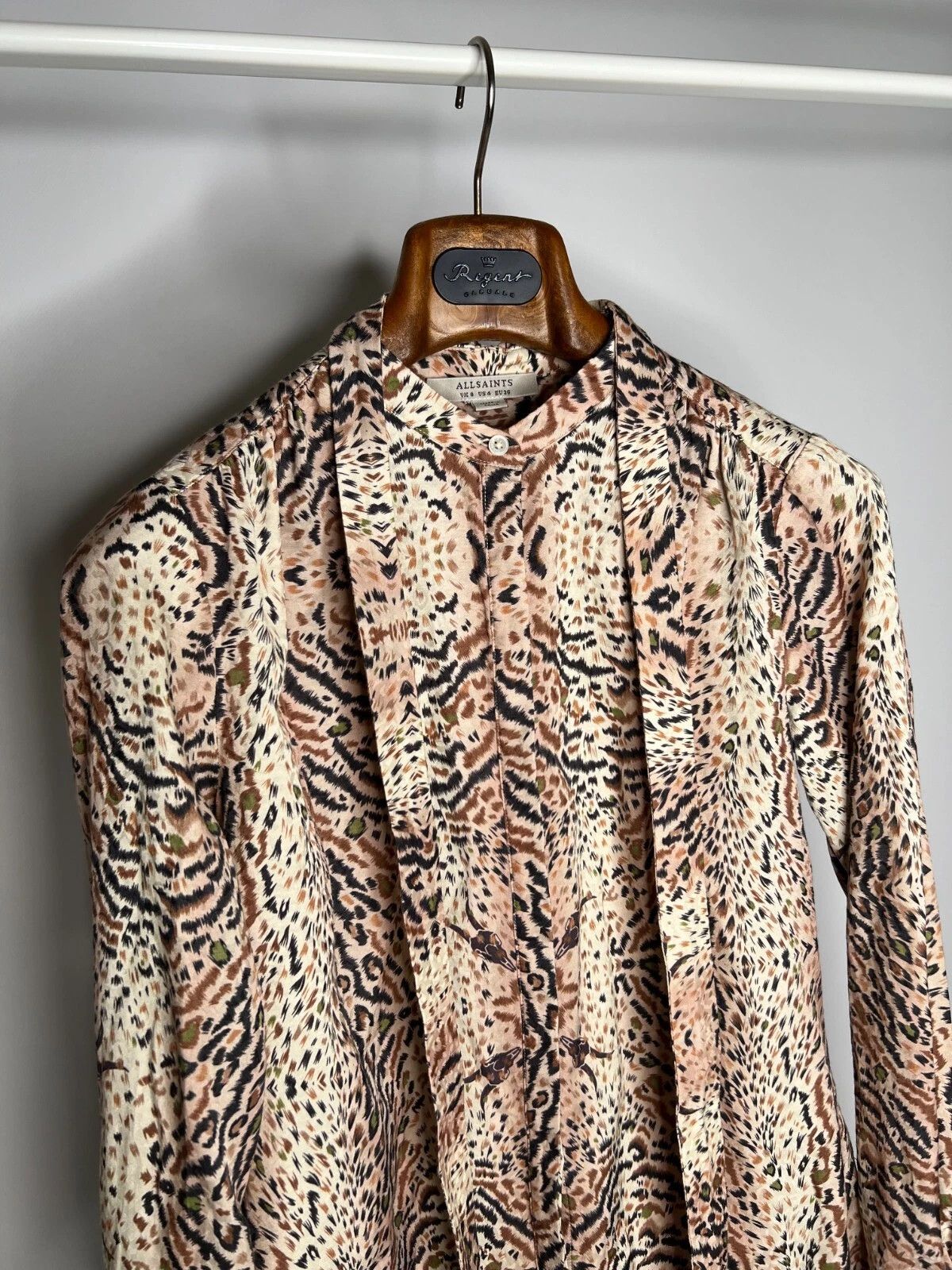 Allsaints ALLSAINTS Toni Arietta Shirt Women's Button Up Blouse Size S / US 4 / IT 40 - 3 Thumbnail