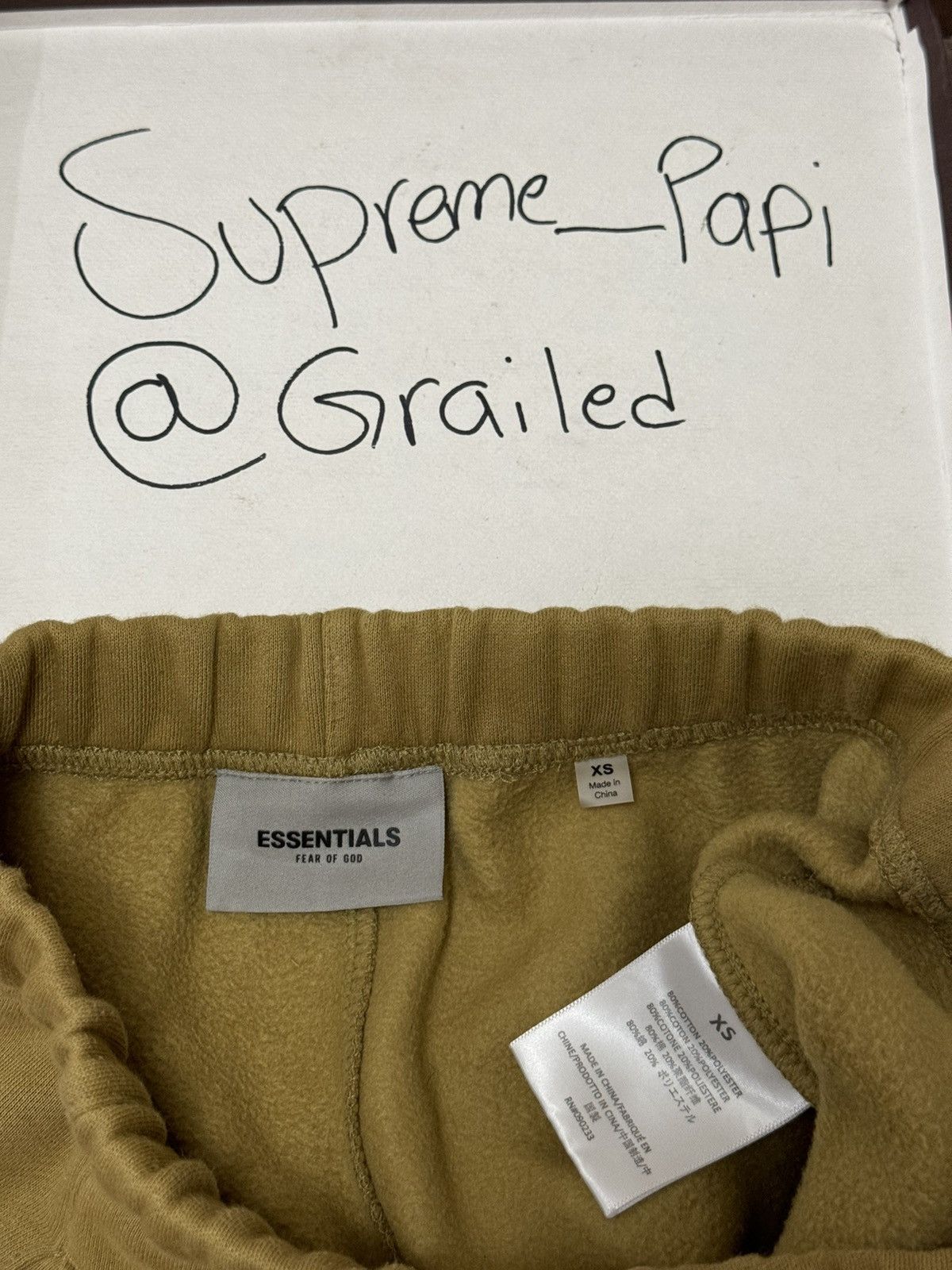 Fear of God 🔥Fear of God Essentials Sweatpants SZ XS Amber Size US 30 / EU 46 - 8 Thumbnail
