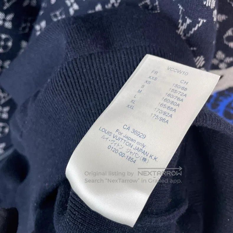 Louis Vuitton Louis Vuitton Dark blue with red and white stripes and ful Size US L / EU 52-54 / 3 - 8 Thumbnail