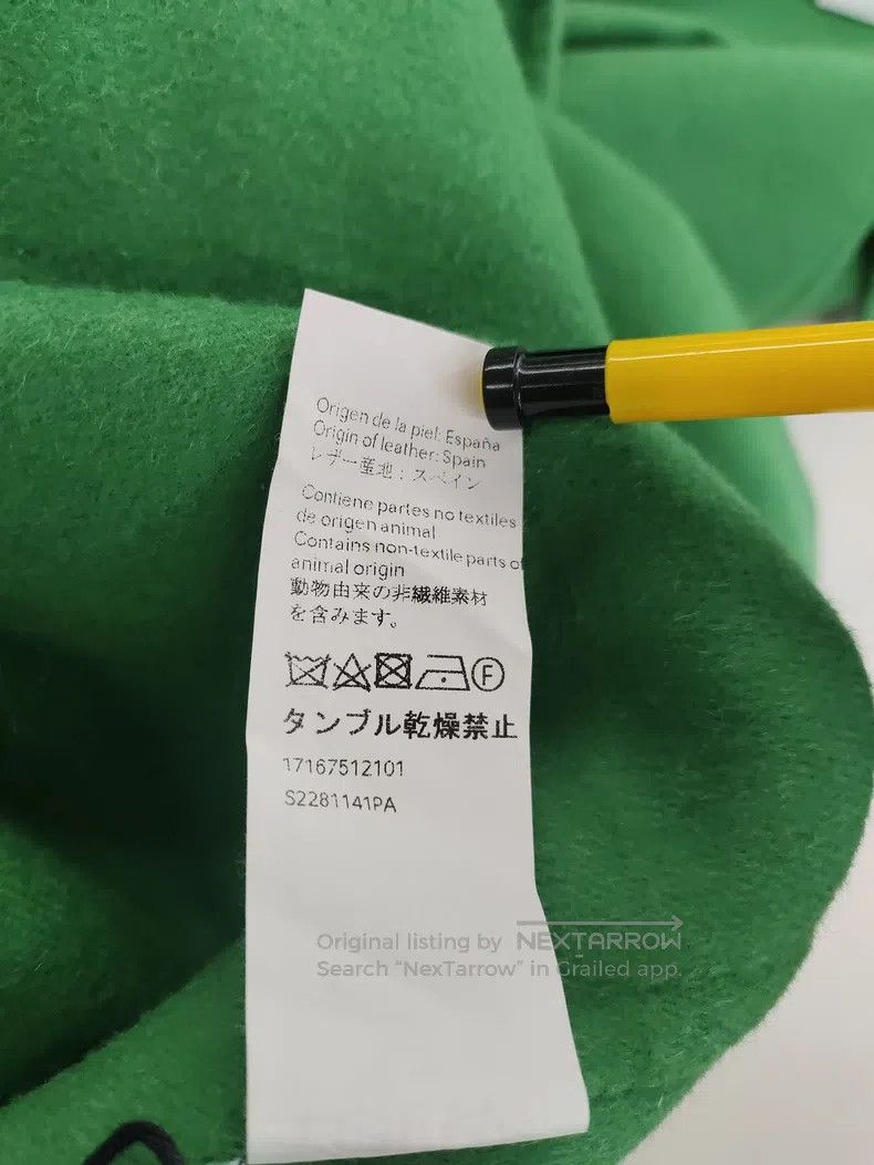 Loewe Loewe Emerald Green Wool Coat with Belt Size XS / US 0-2 / IT 36-38 - 4 Thumbnail