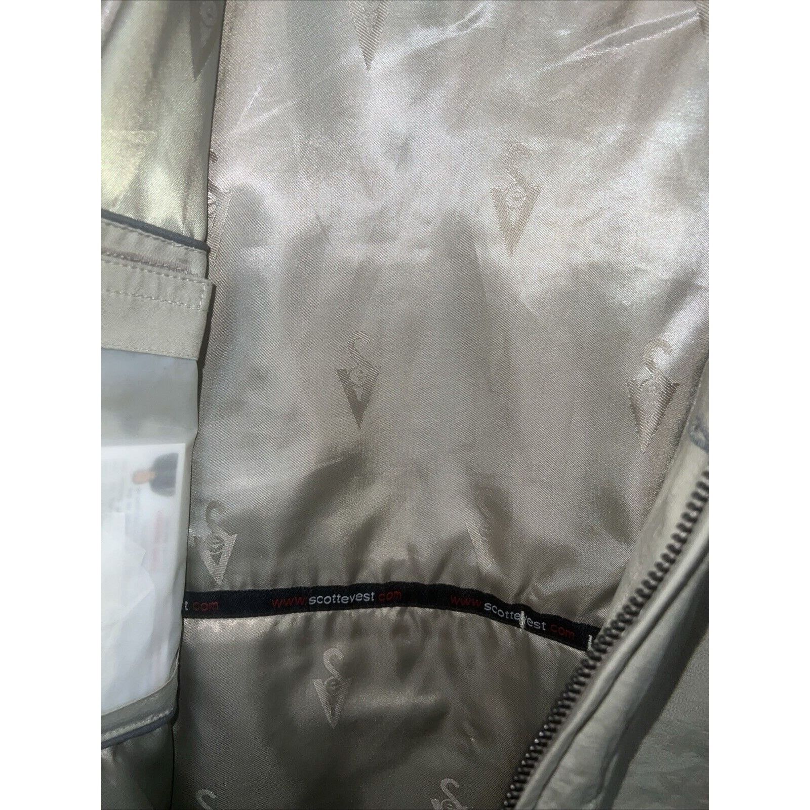 SCOTTeVEST TEC Men’s Scottevest Size XL Beige Utility Vest Zip Pockets Size US XL / EU 56 / 4 - 10 Thumbnail