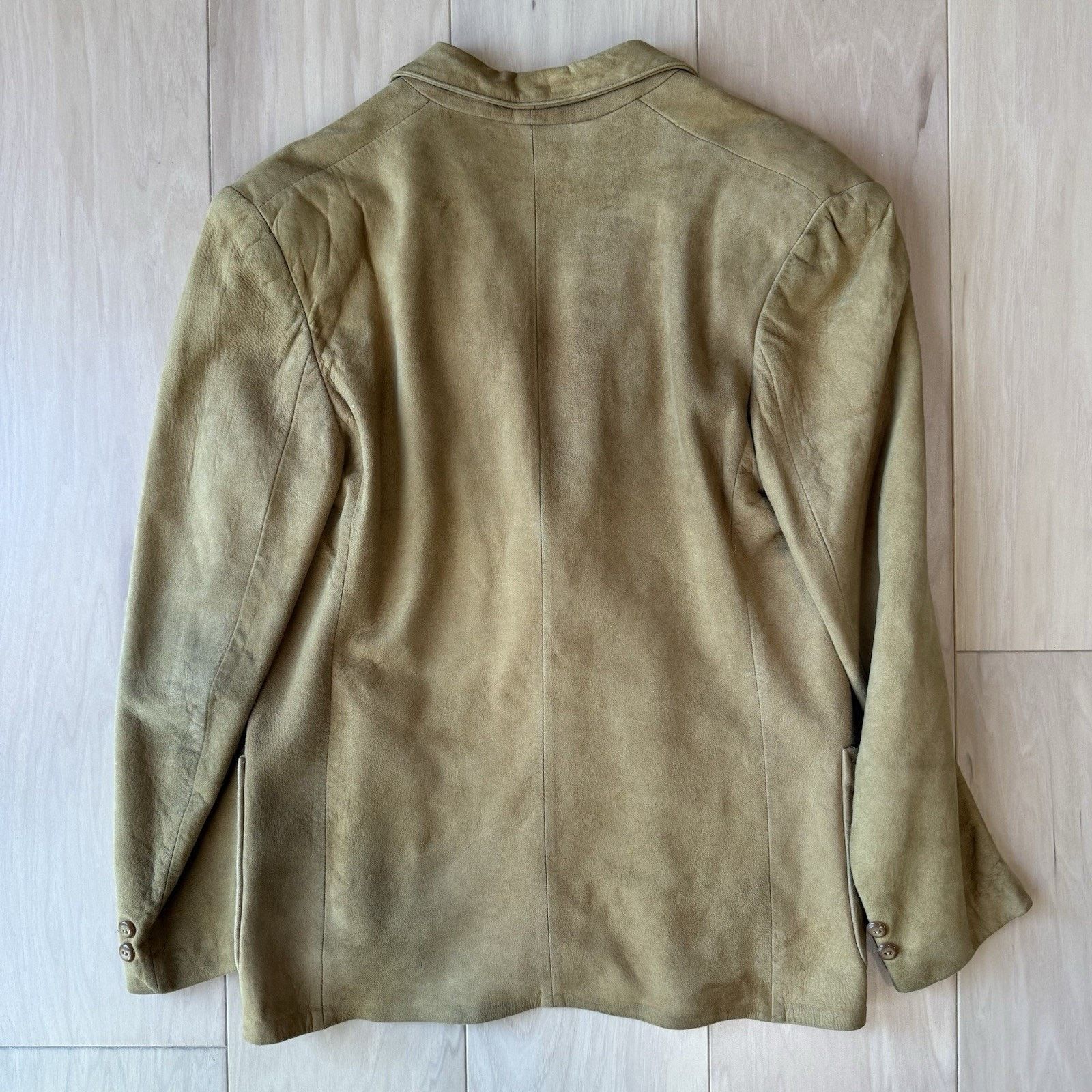 Vintage Vintage Californian Leather Jacket Women's Small Beige Size S / US 4 / IT 40 - 8 Thumbnail