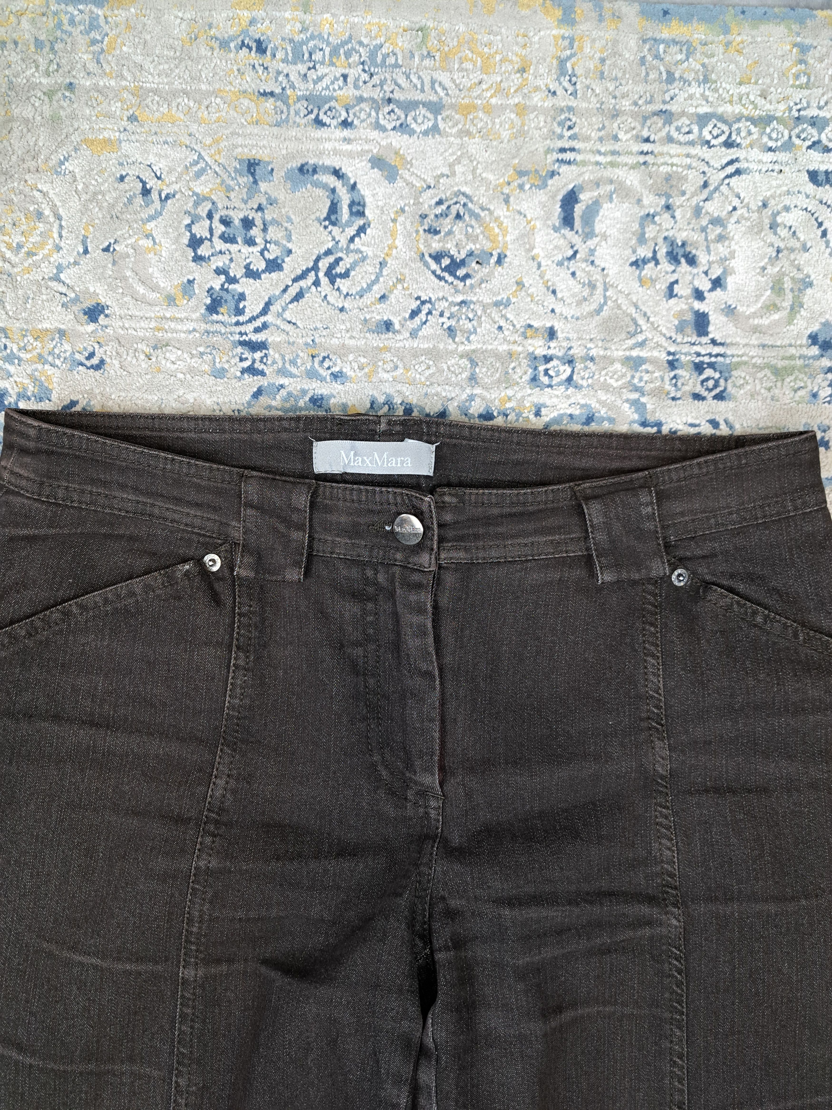 Max Mara Max Mara Wide Leg Bootcut Pants Old Money Luxury Archive Size 32" / US 10 / IT 46 - 2 Thumbnail