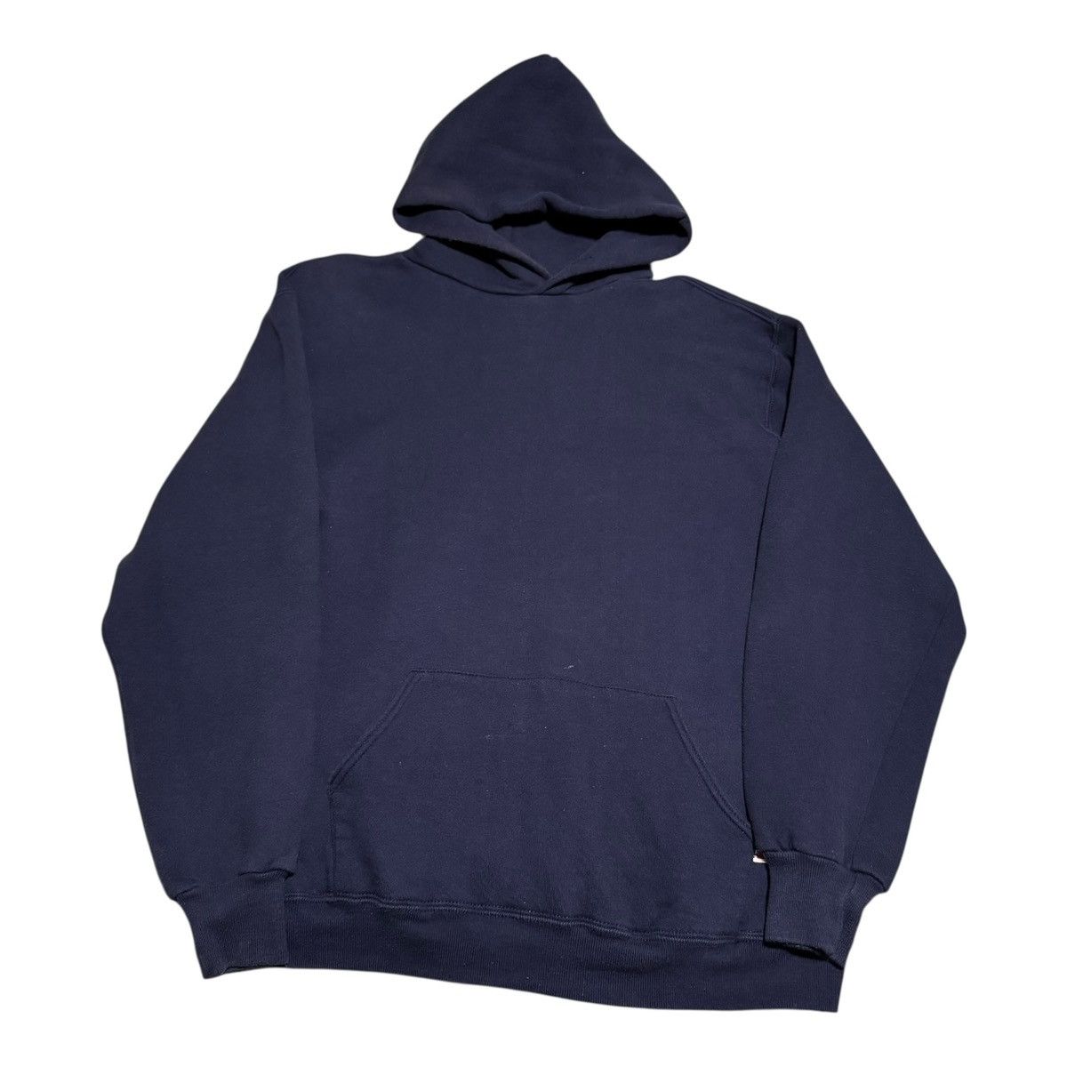 Russell Athletic 80s Russell Athletic Navy Hoodie Men's Medium FLAWS Size US L / EU 52-54 / 3 - 1 Thumbnail