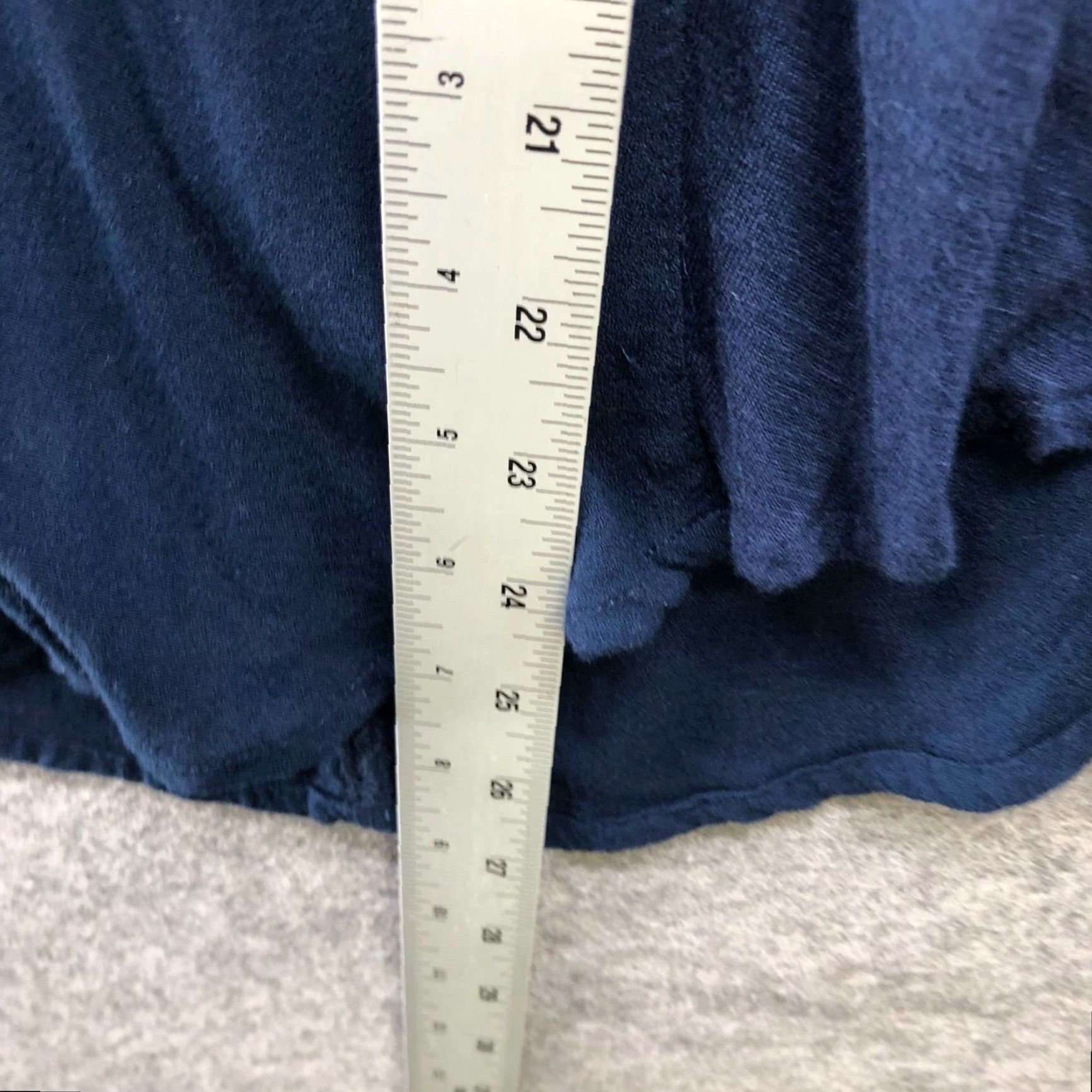 Lucky Brand Lucky Brand Shirt Womens XS Blue Popover Long Sleeve V-Neck Button Blouse Casual Lightweight Size XS / US 0-2 / IT 36-38 - 6 Thumbnail