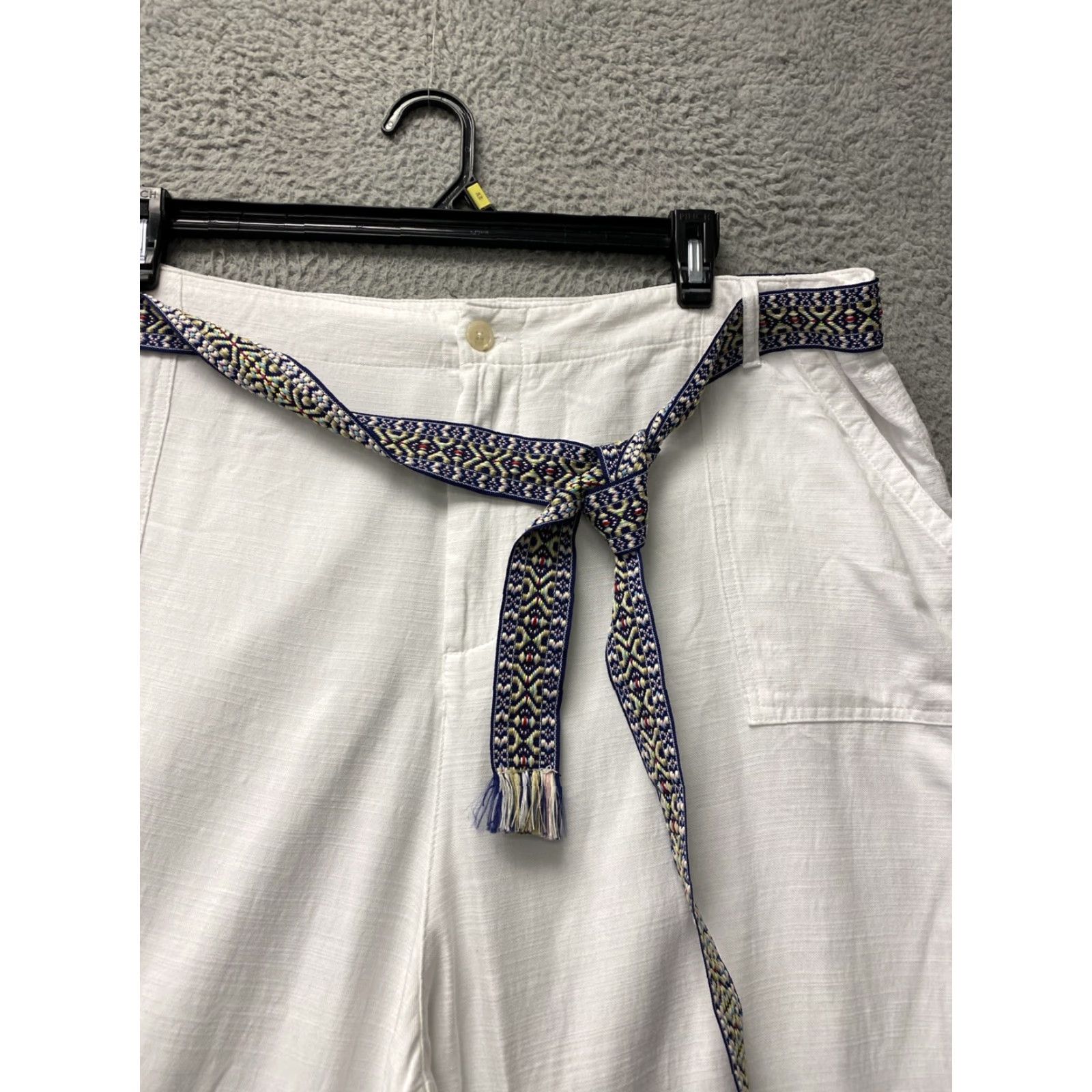 Vintage CATO Premium Women's Casual Pants Plus Size 22W White Summer Pocket NWT Size 40" / US 18 - 2 Thumbnail